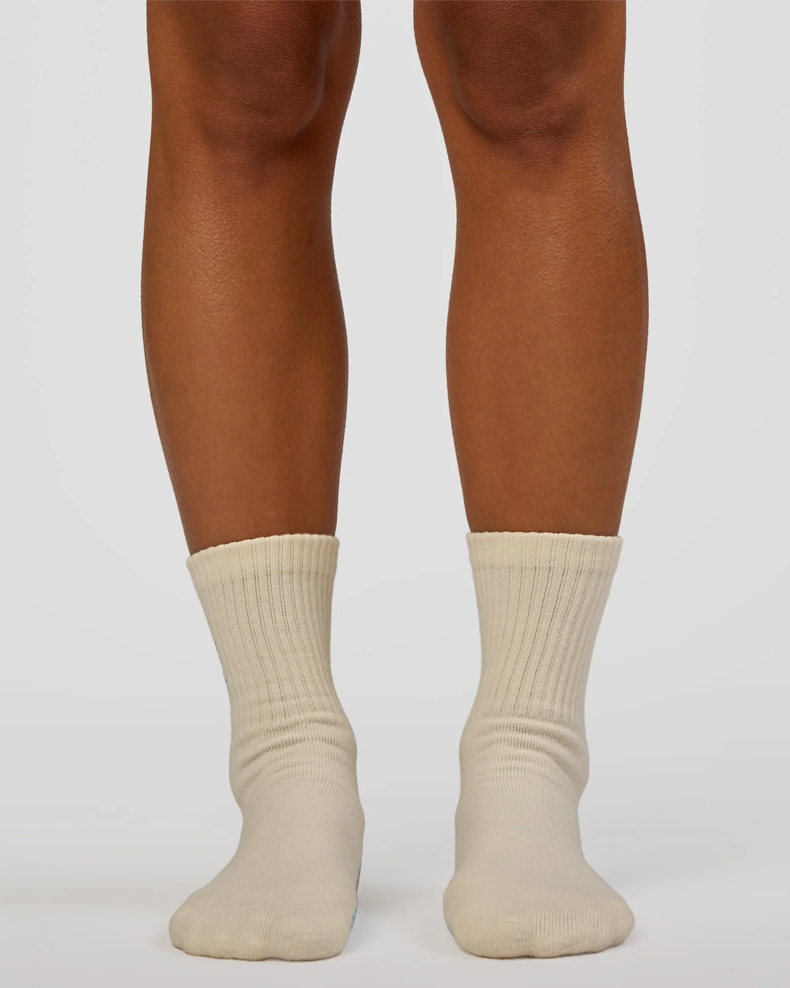 Signal Pilates Crew Grip Socks 2.0 - Off White-Baltic Sea - Image 4
