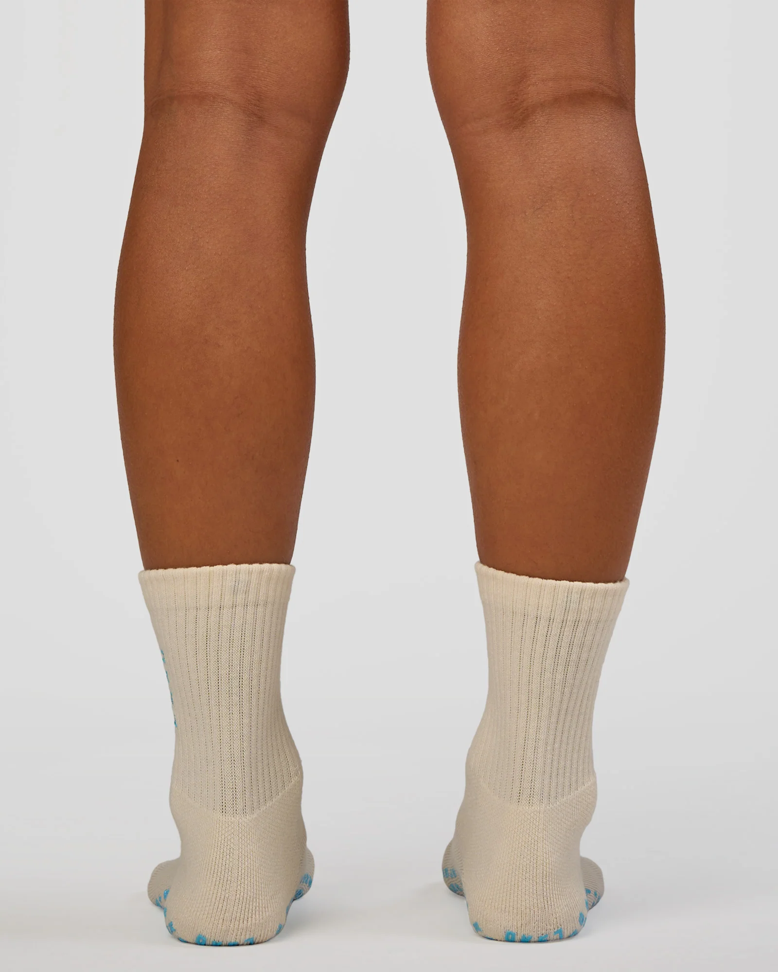 Signal Pilates Crew Grip Socks 2.0 - Off White-Baltic Sea - Image 5