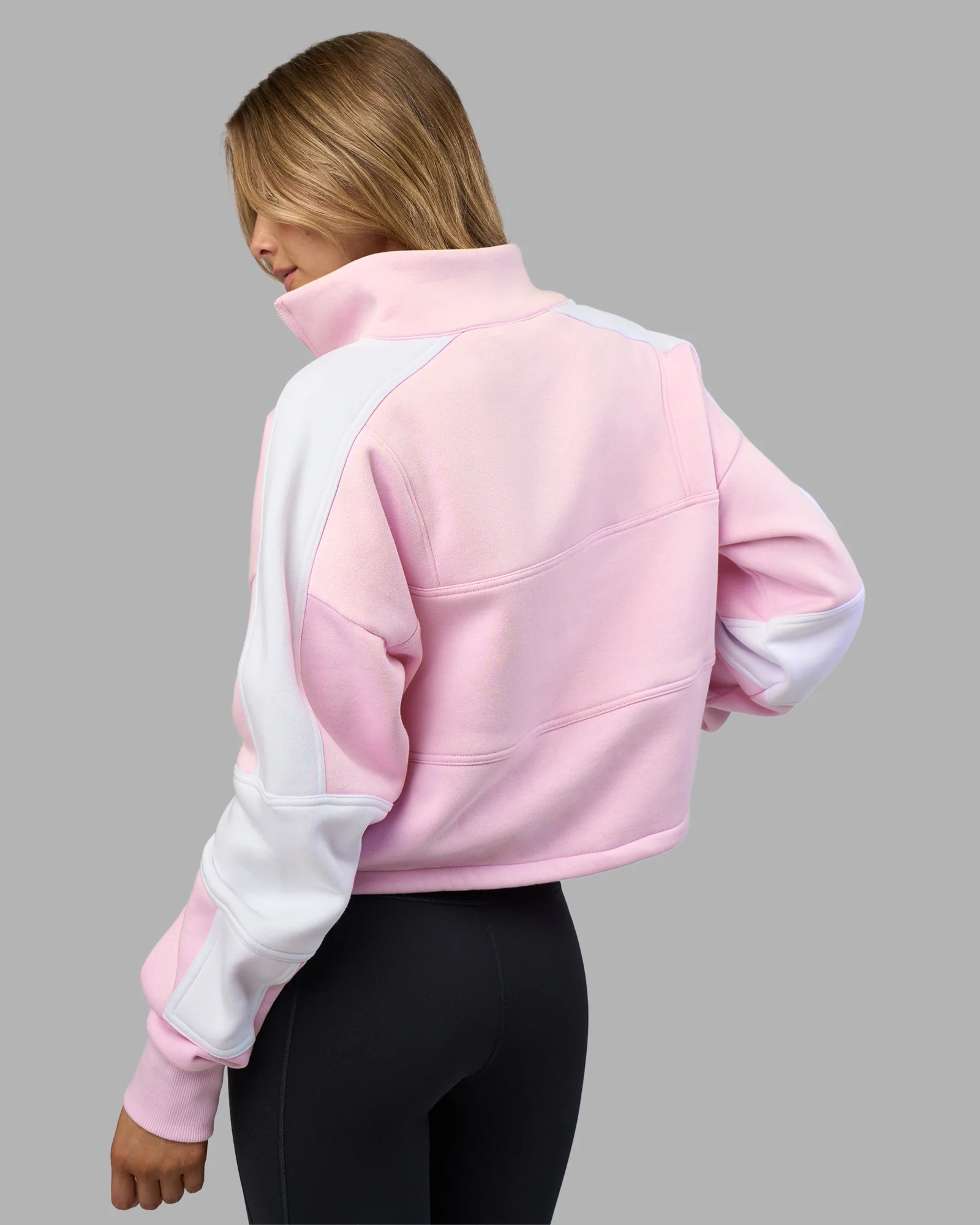 Slam Quarter Zip Sweater - Marshmallow-White - Image 3