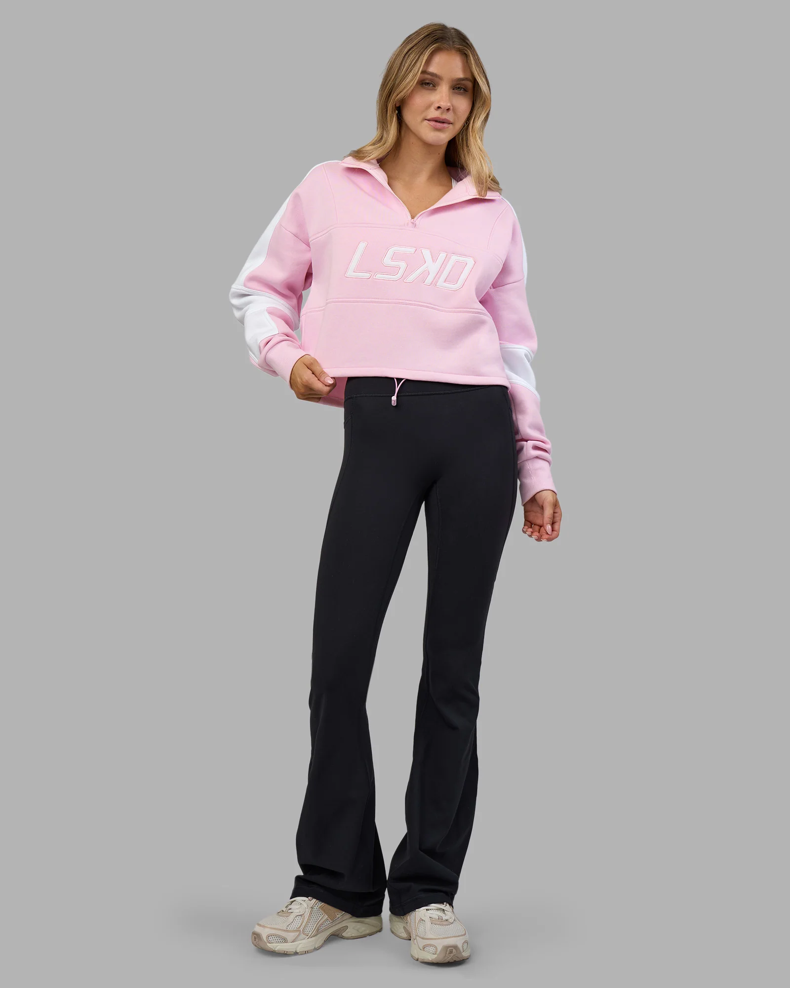 Slam Quarter Zip Sweater - Marshmallow-White - Image 5