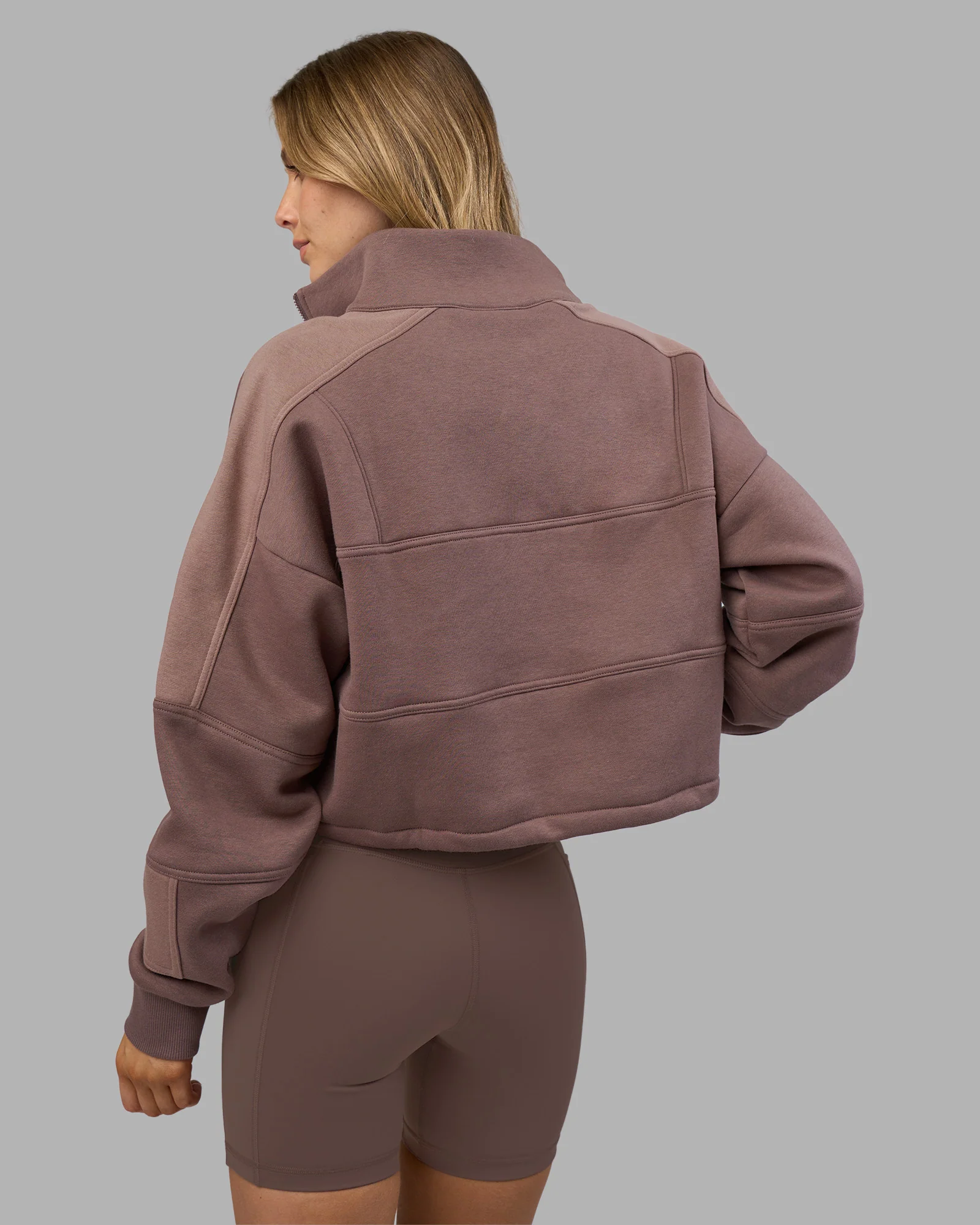 Slam Quarter Zip Sweater - Peppercorn - Image 4