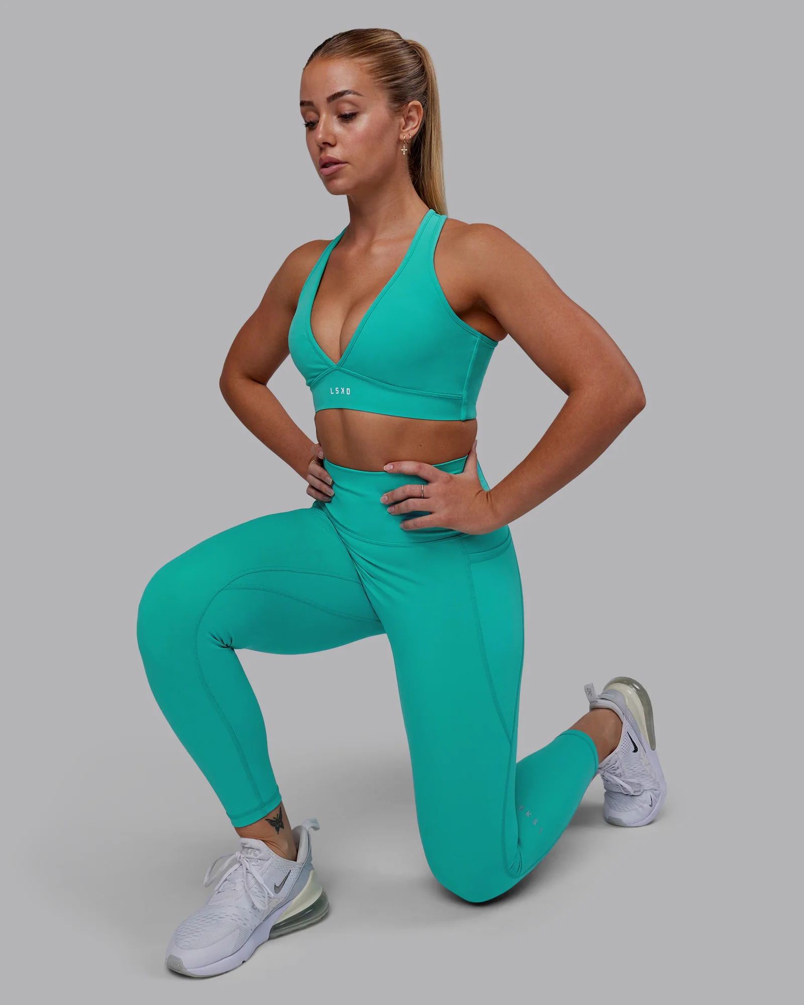Stamina Sports Bra - Turquoise Tide - Image 8
