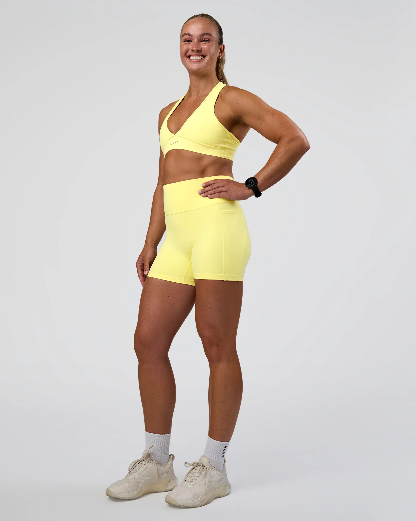 Stamina Rise Sports Bra - Yellow Fizz - Image 5