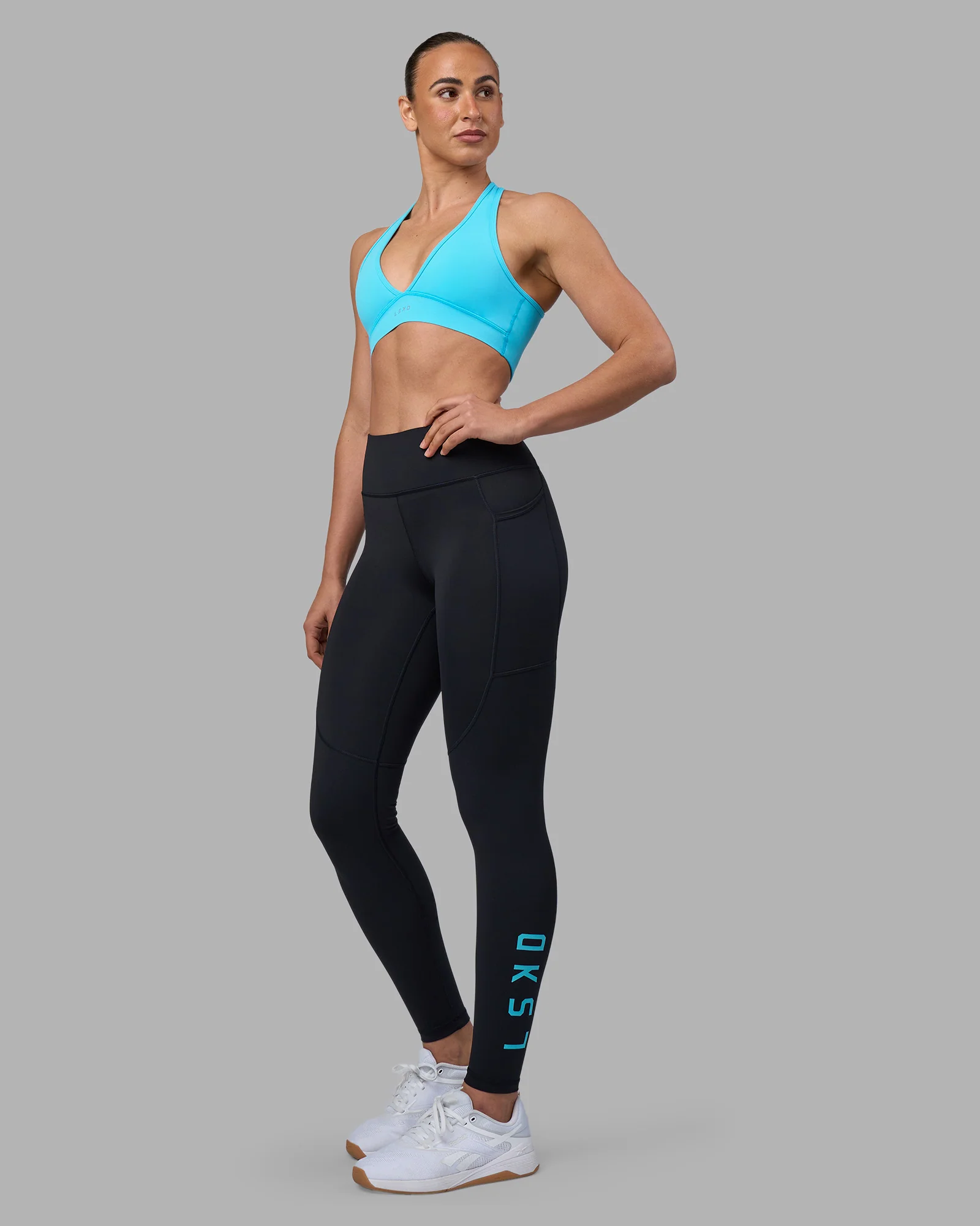 Stamina Sports Bra - Blue Atoll - Image 6