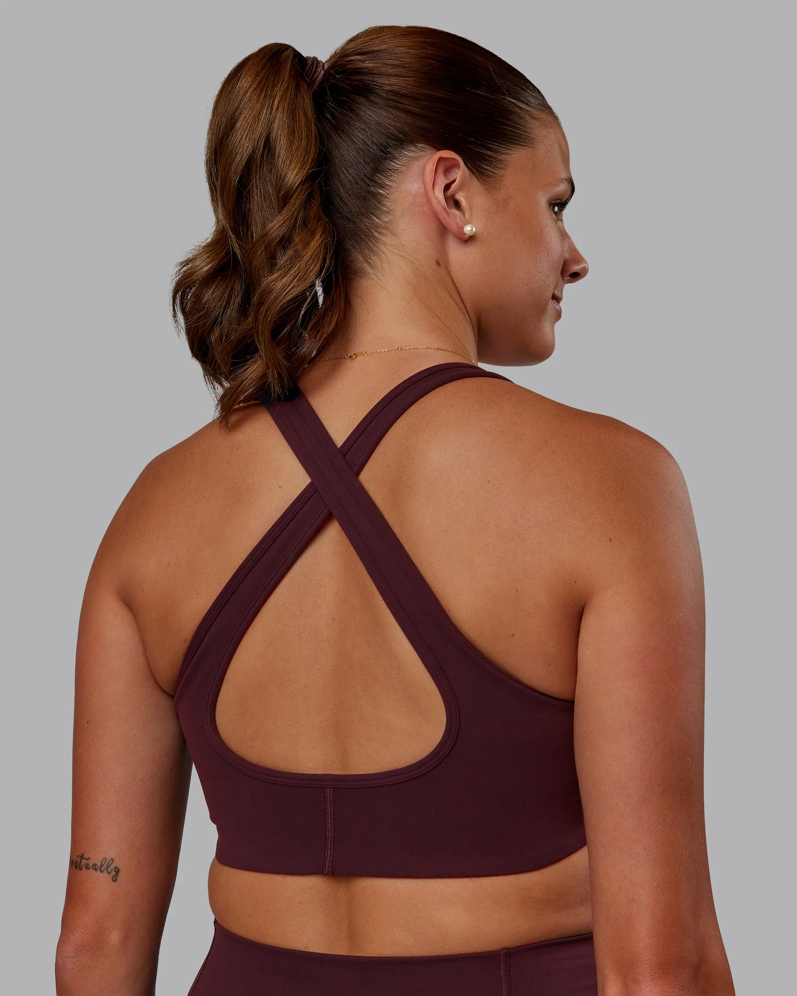 Stamina Sports Bra - Cherry Lacquer - Image 2