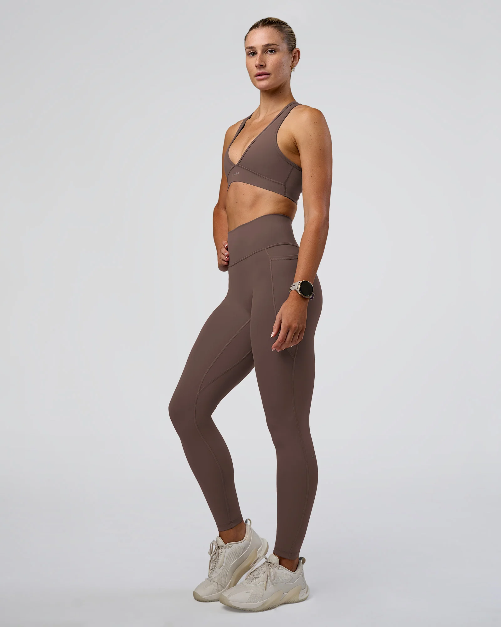 Stamina Sports Bra - Peppercorn - Image 3