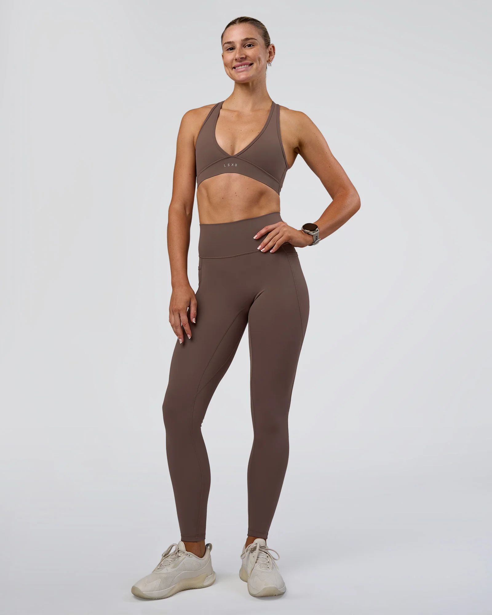 Stamina Sports Bra - Peppercorn - Image 6