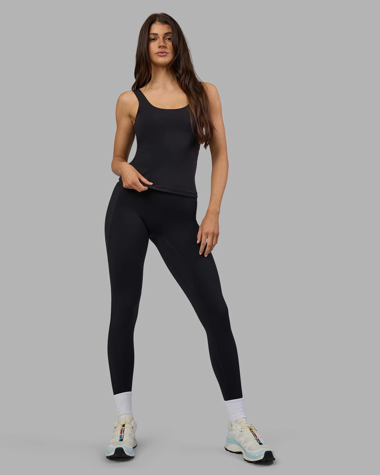 Staple Active Shelf Bra Tank - Black - Image 5
