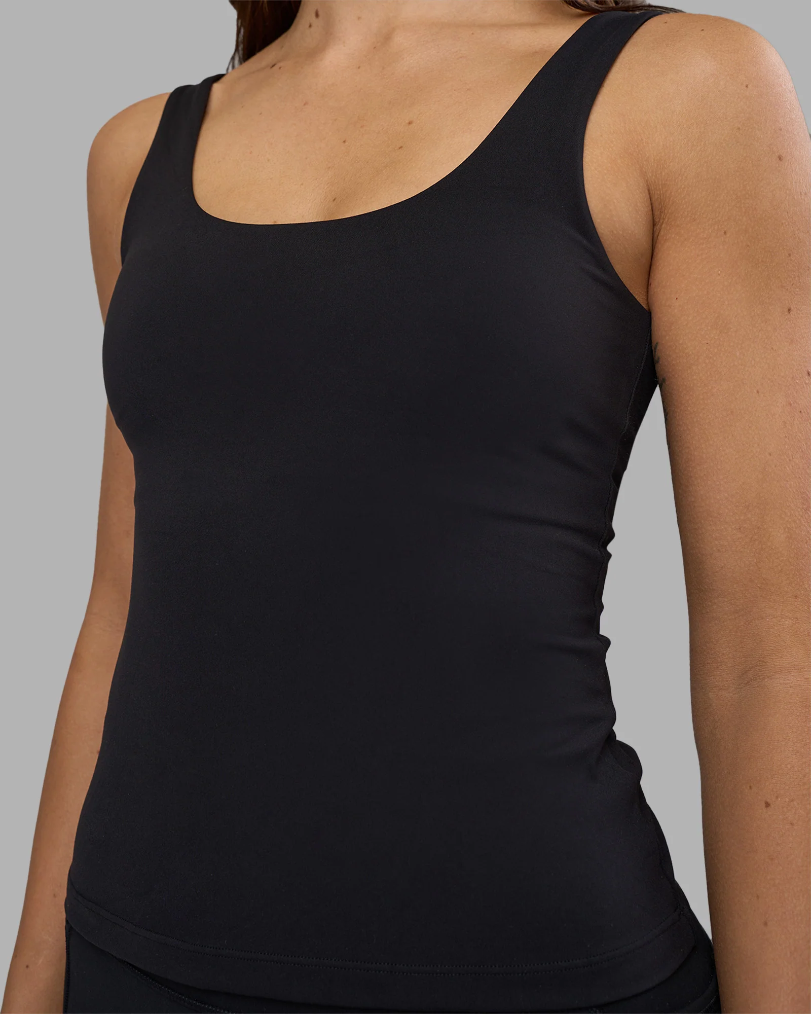 Staple Active Shelf Bra Tank - Black - Image 6