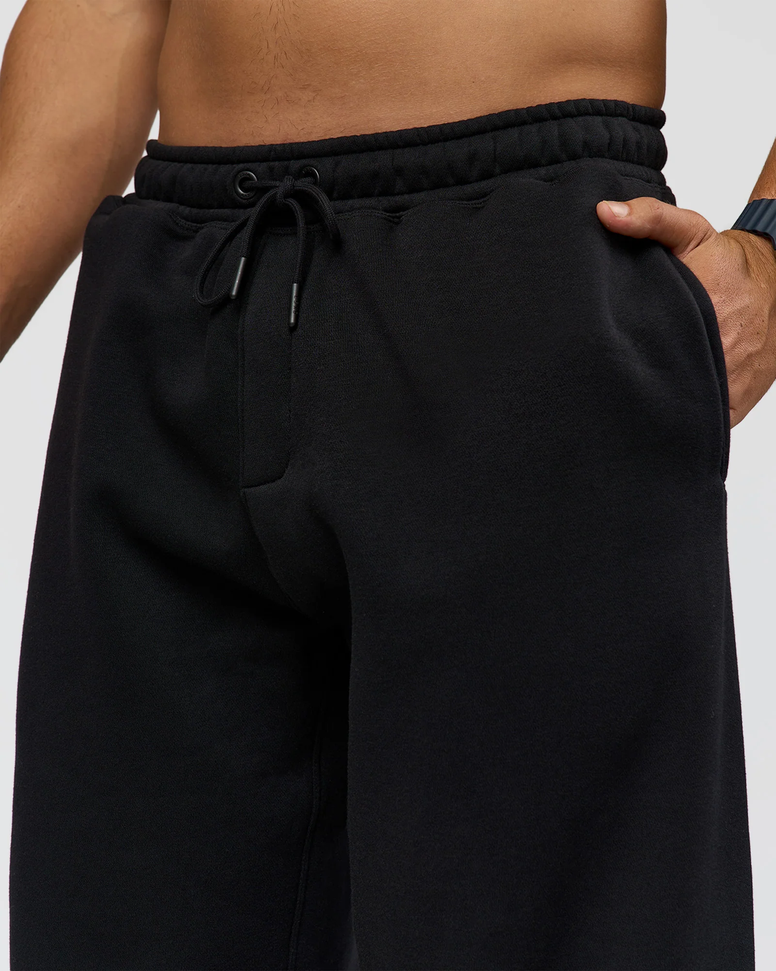 Static Grit Baggy Track Pant - Black-Alloy - Image 8