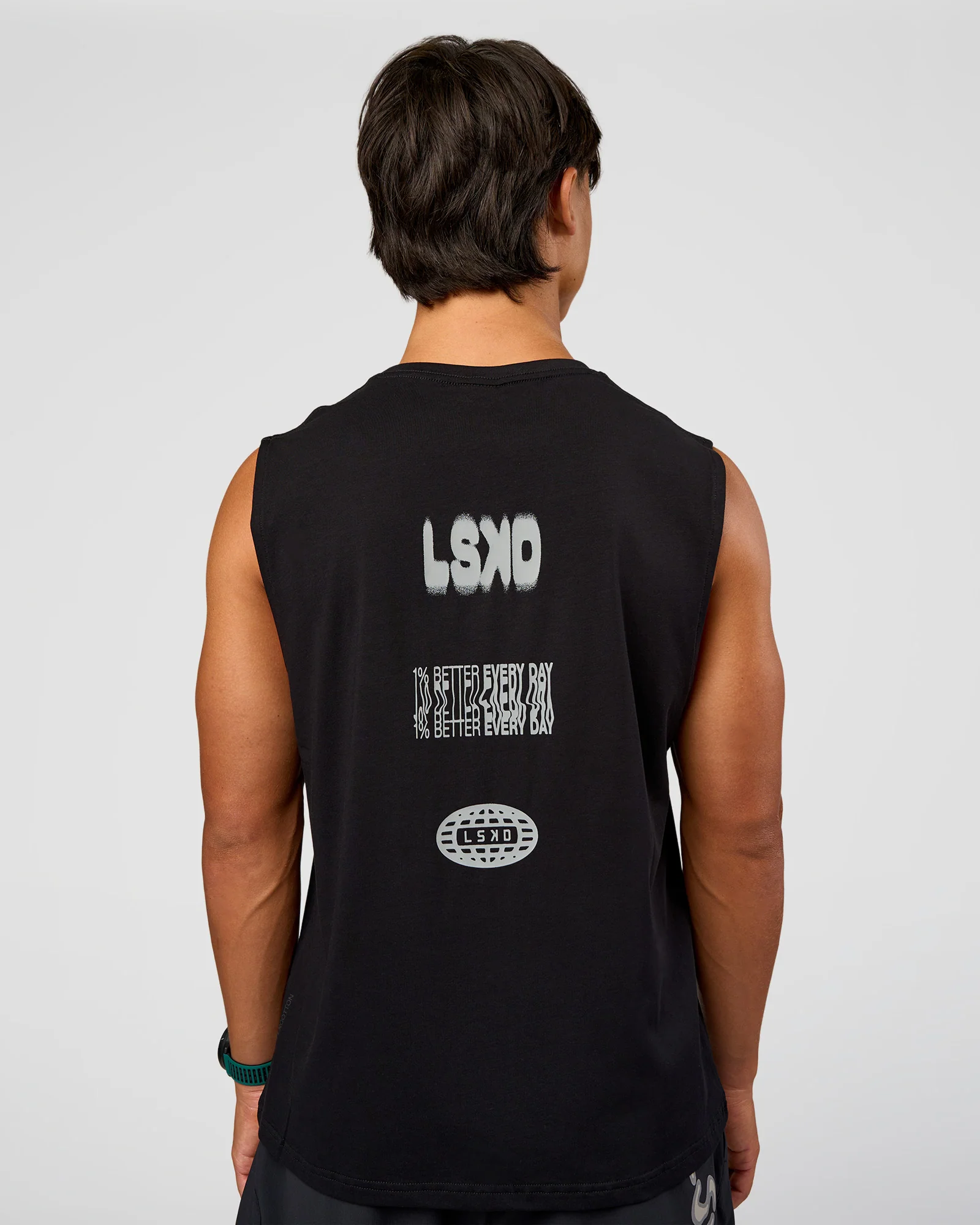 Static Grit FLXCotton Tank - Black - Image 2