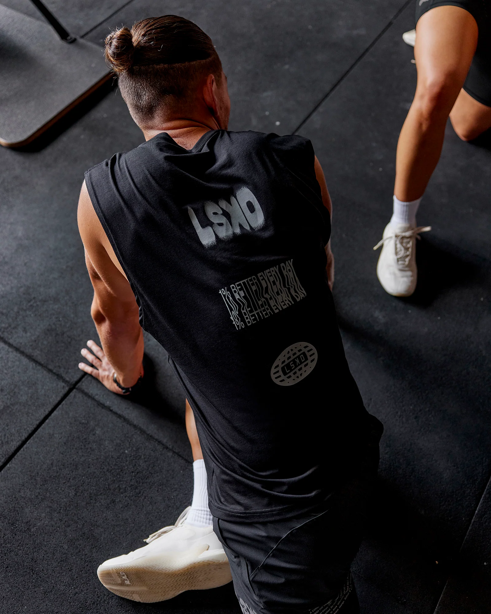 Static Grit FLXCotton Tank - Black - Image 4