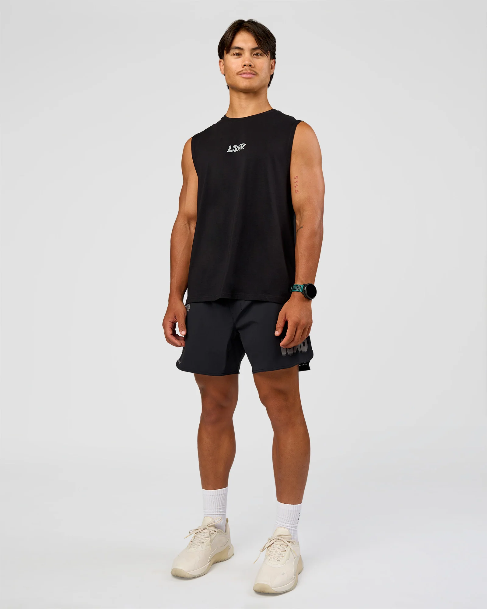 Static Grit FLXCotton Tank - Black - Image 5