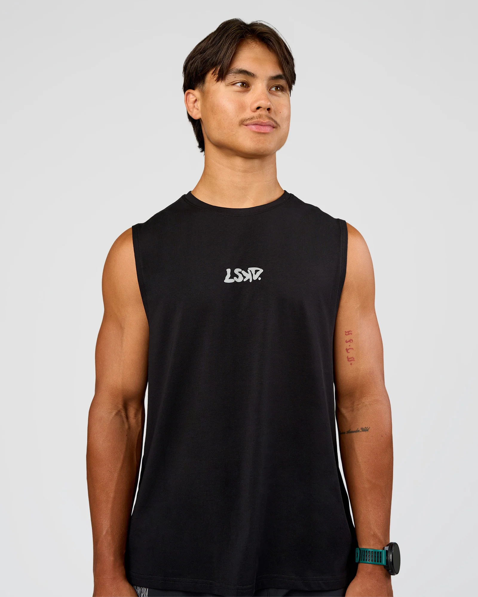 Static Grit FLXCotton Tank - Black - Image 6