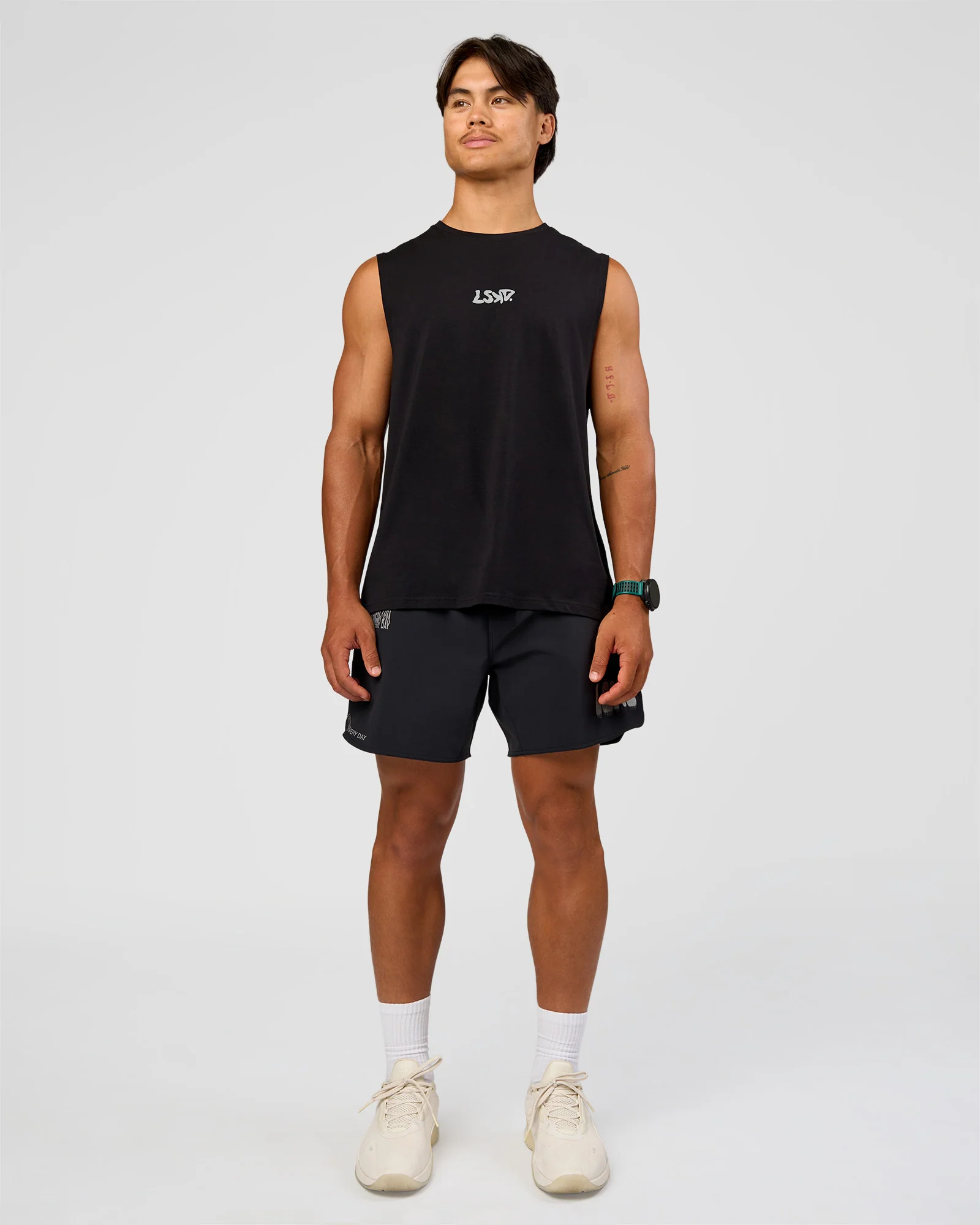 Static Grit FLXCotton Tank - Black - Image 7