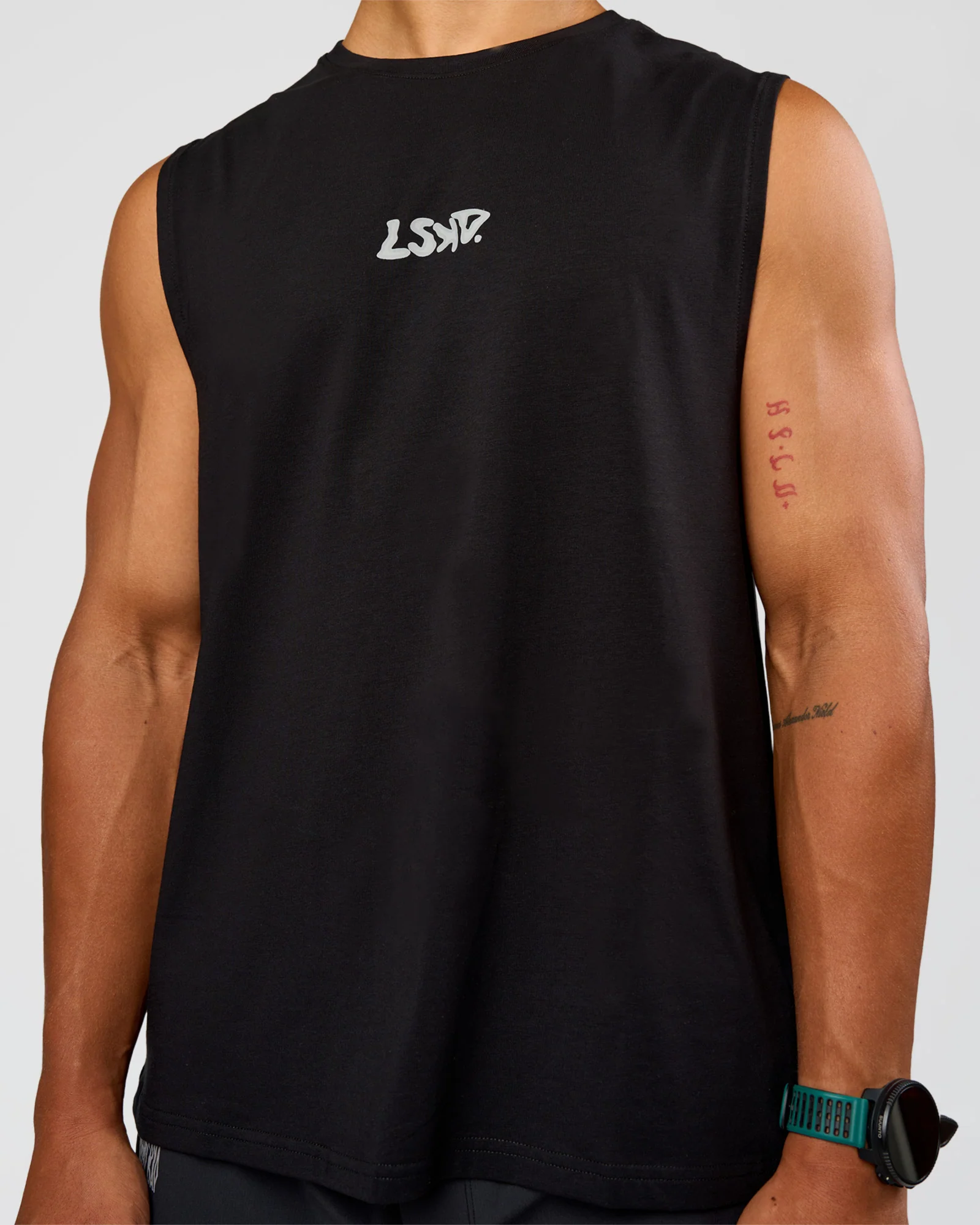 Static Grit FLXCotton Tank - Black - Image 8