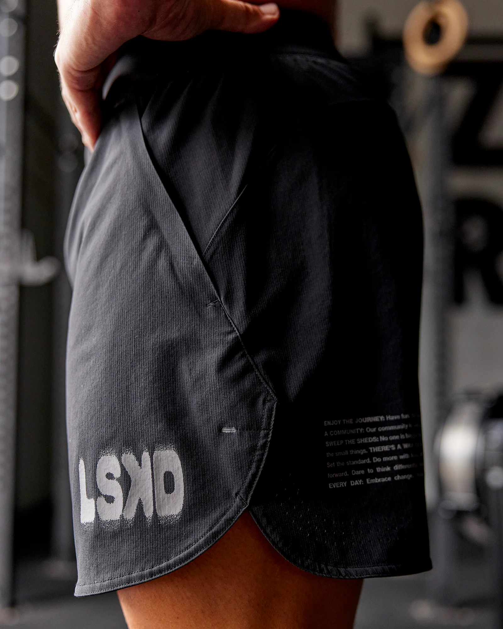 Static Grit Lift 6" Short - Black-Alloy - Image 3