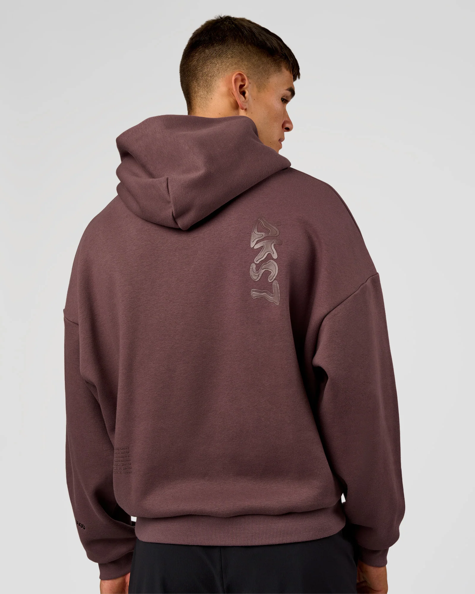 Static Grit Unisex Boxy Hoodie - Cocoa Powder-Hot Chocolate - Image 10