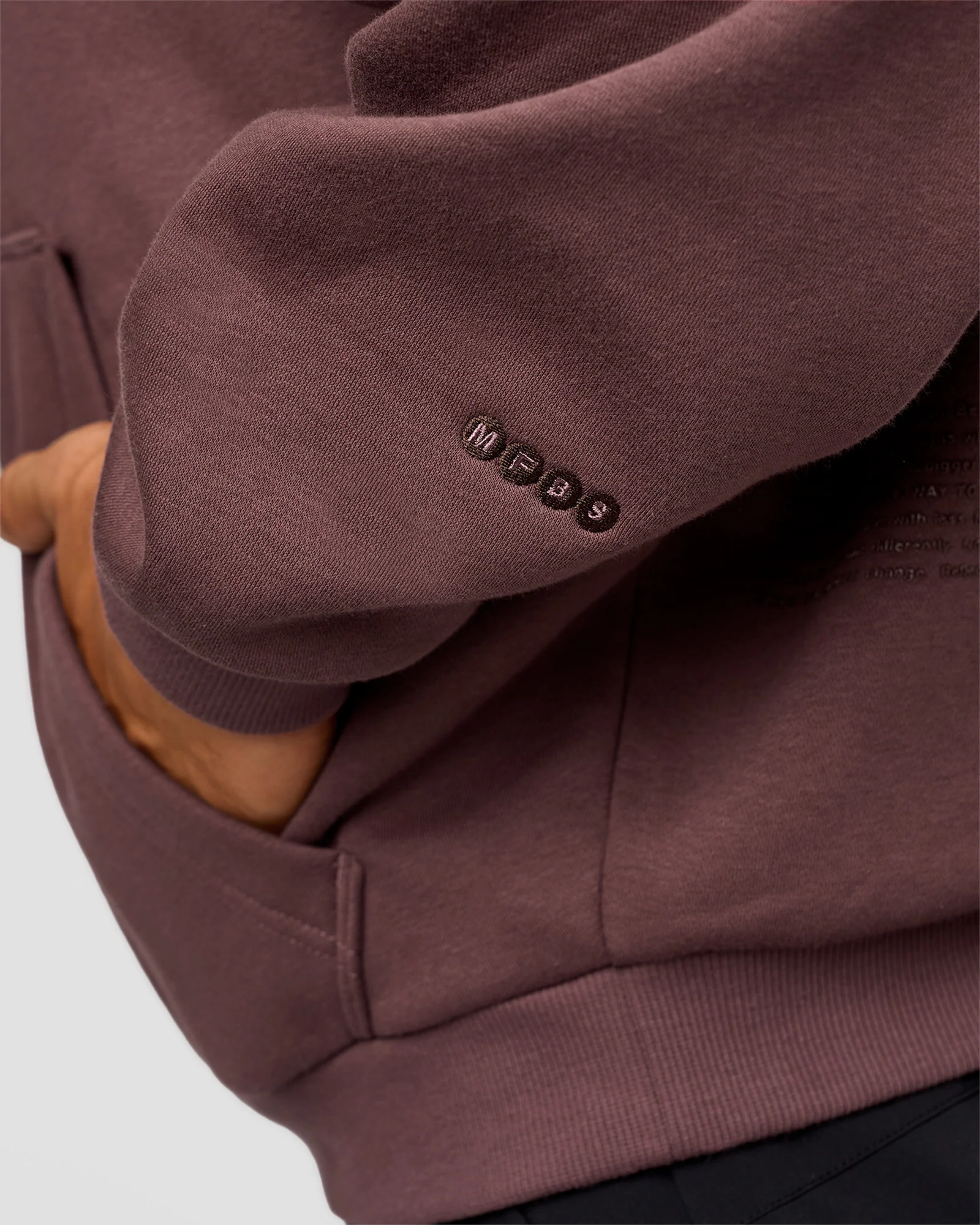 Static Grit Unisex Boxy Hoodie - Cocoa Powder-Hot Chocolate - Image 11