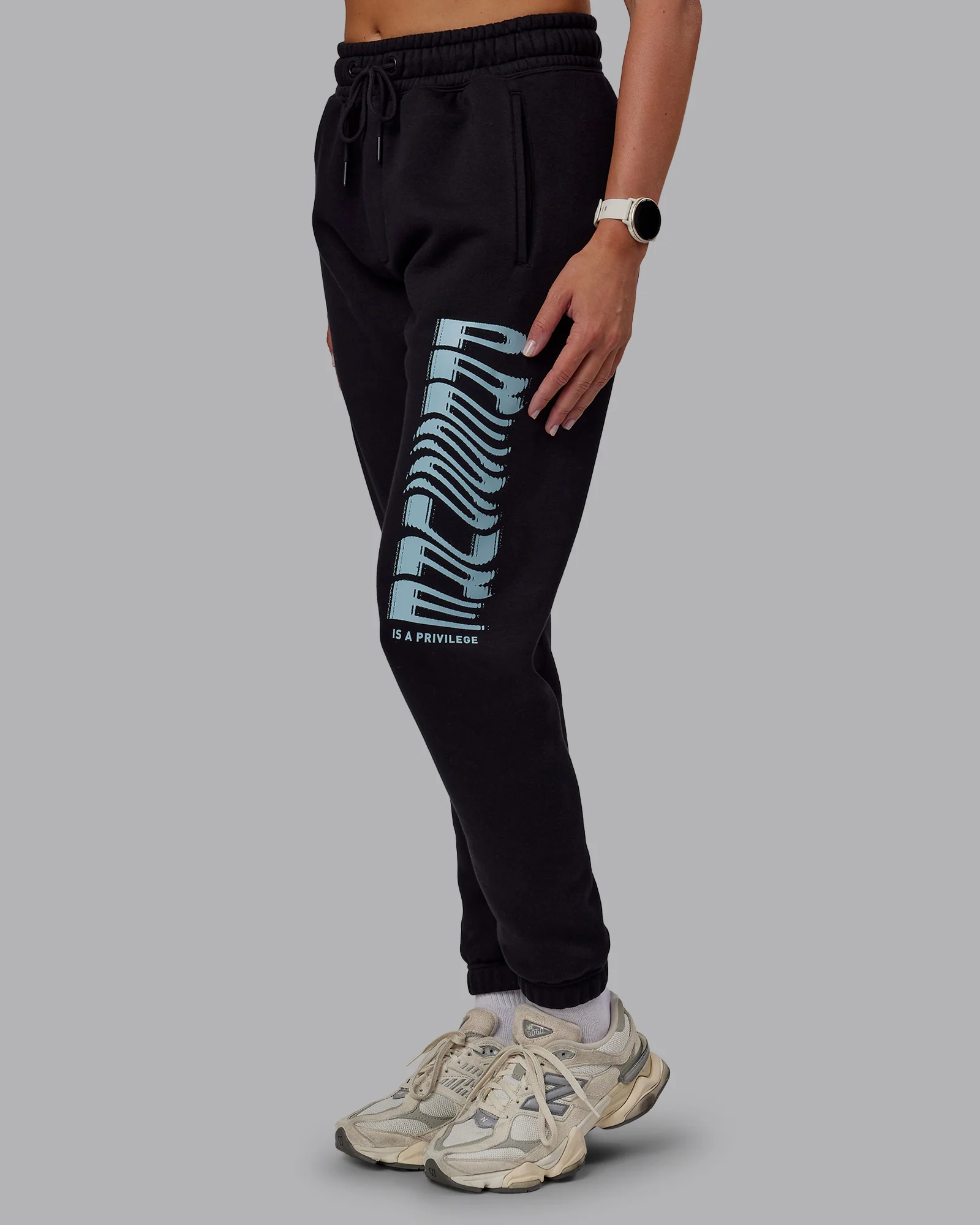 Static Track Pant - Black-Skyride - Image 2