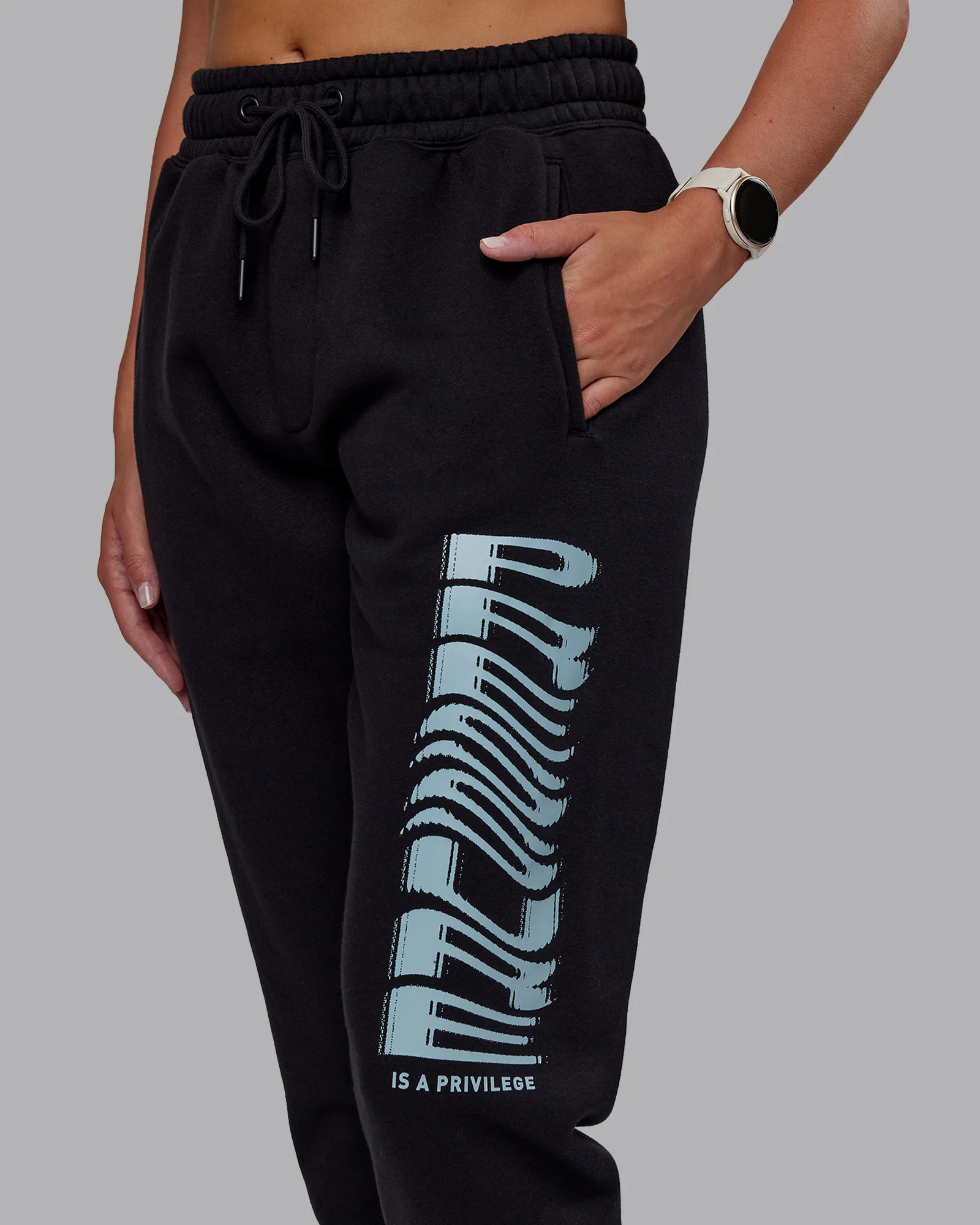 Static Track Pant - Black-Skyride - Image 5