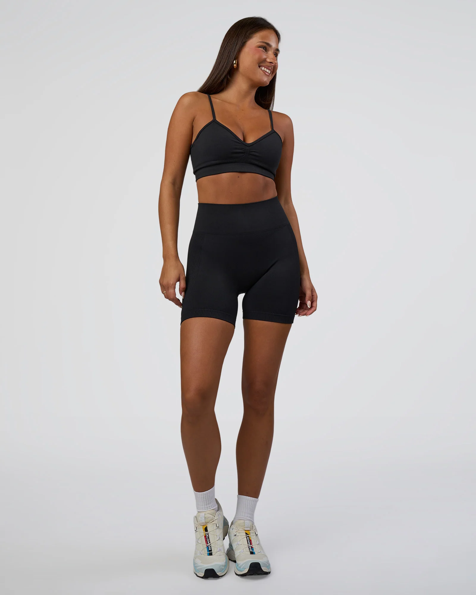 Surge Seamless High-Rise 6" Short - Black - Image 4