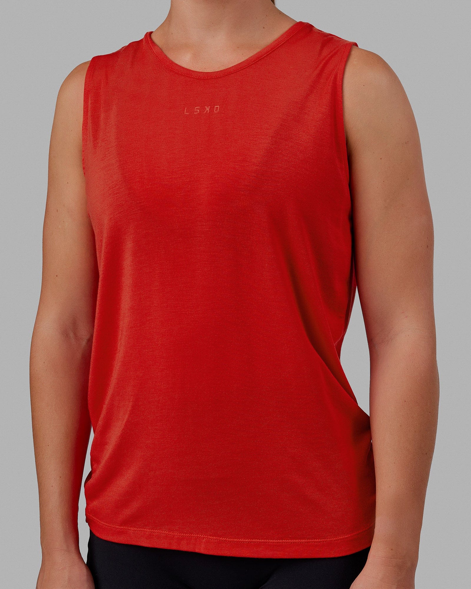 Swivel Open Back Tank - Infrared - Image 5