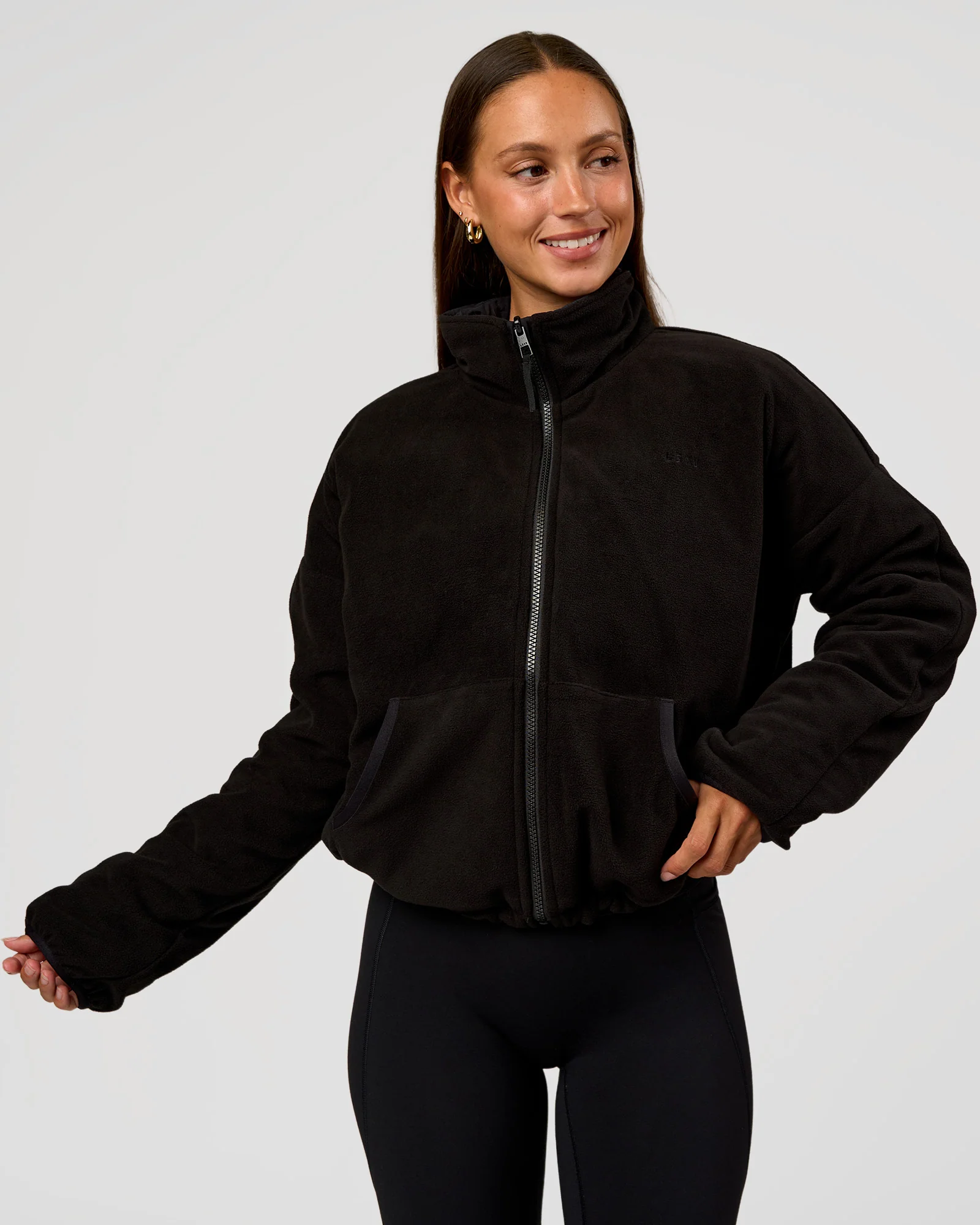 Thrive Reversible Jacket - Black - Image 2