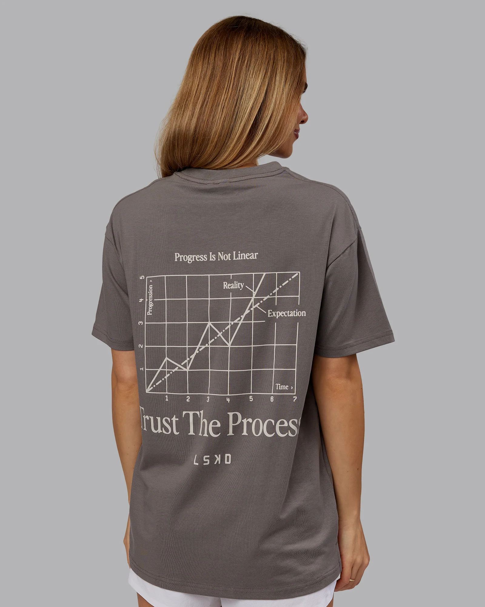 Trust The Process 2.0 FLXCotton Tee Oversize - Storm Front-Shale Beige - Image 7