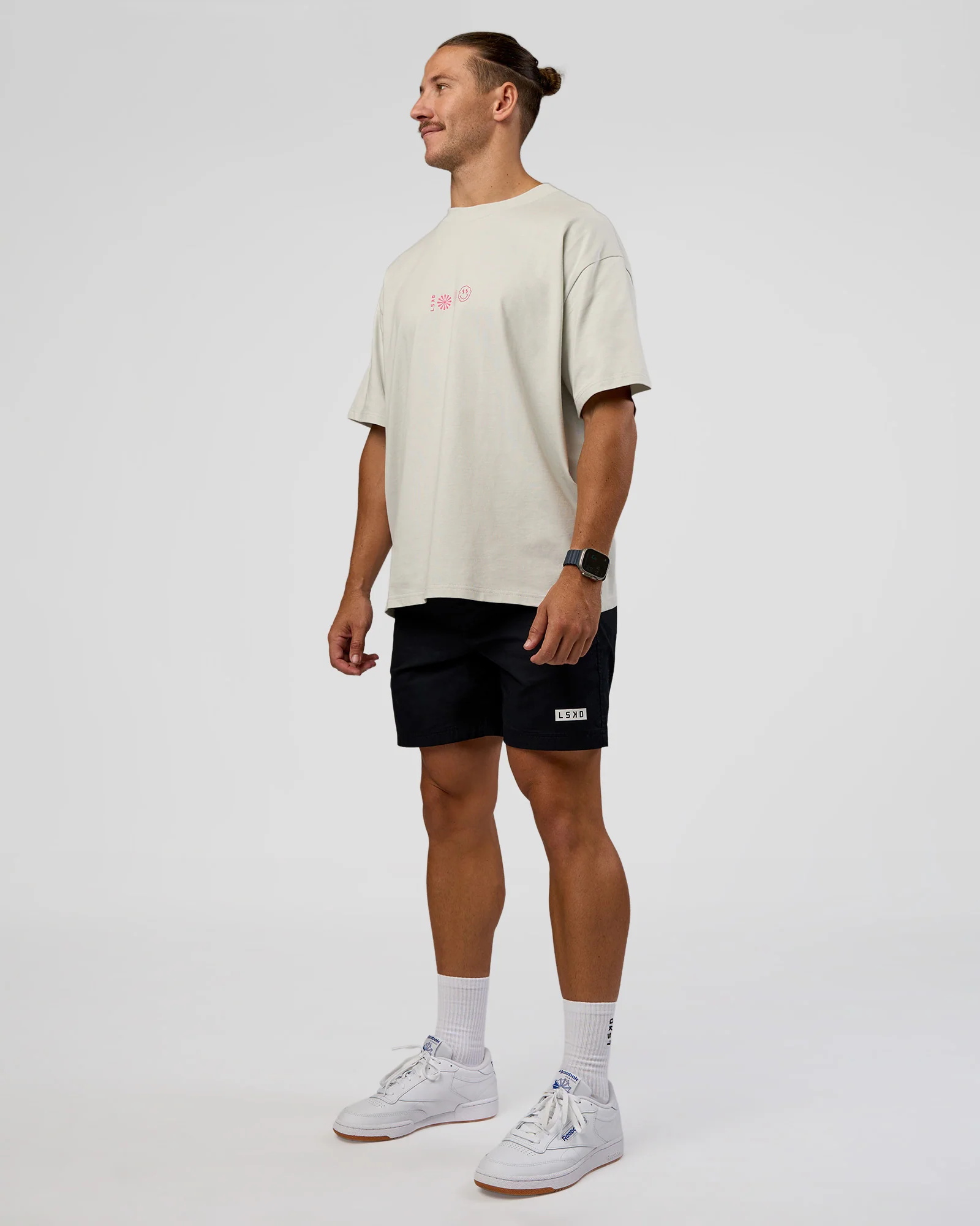 Trust The Process Heavyweight Unisex Oversized Tee - Digital Mist-Ultra Pink - Image 6