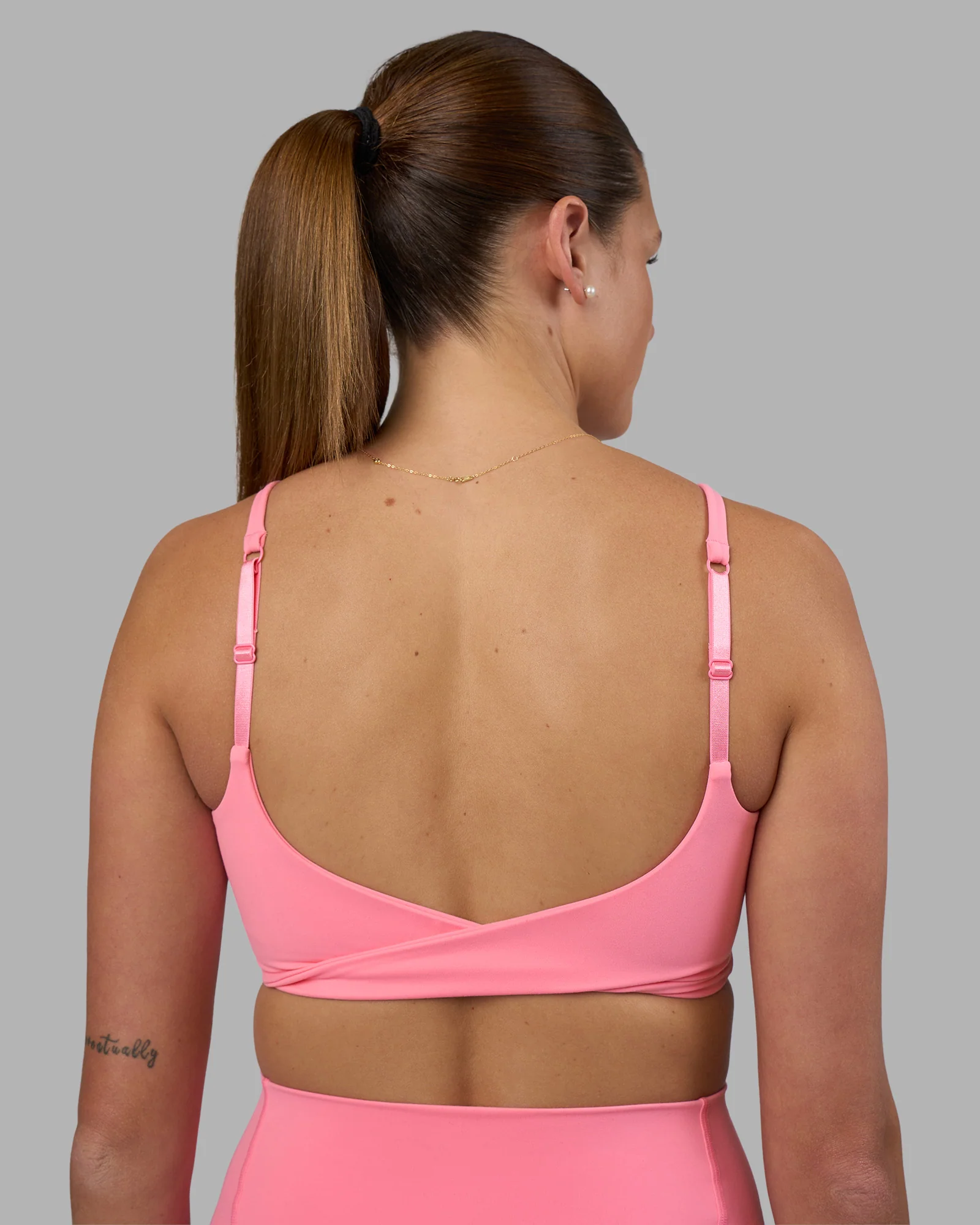 Twist Sports Bra - Candy Pink - Image 5