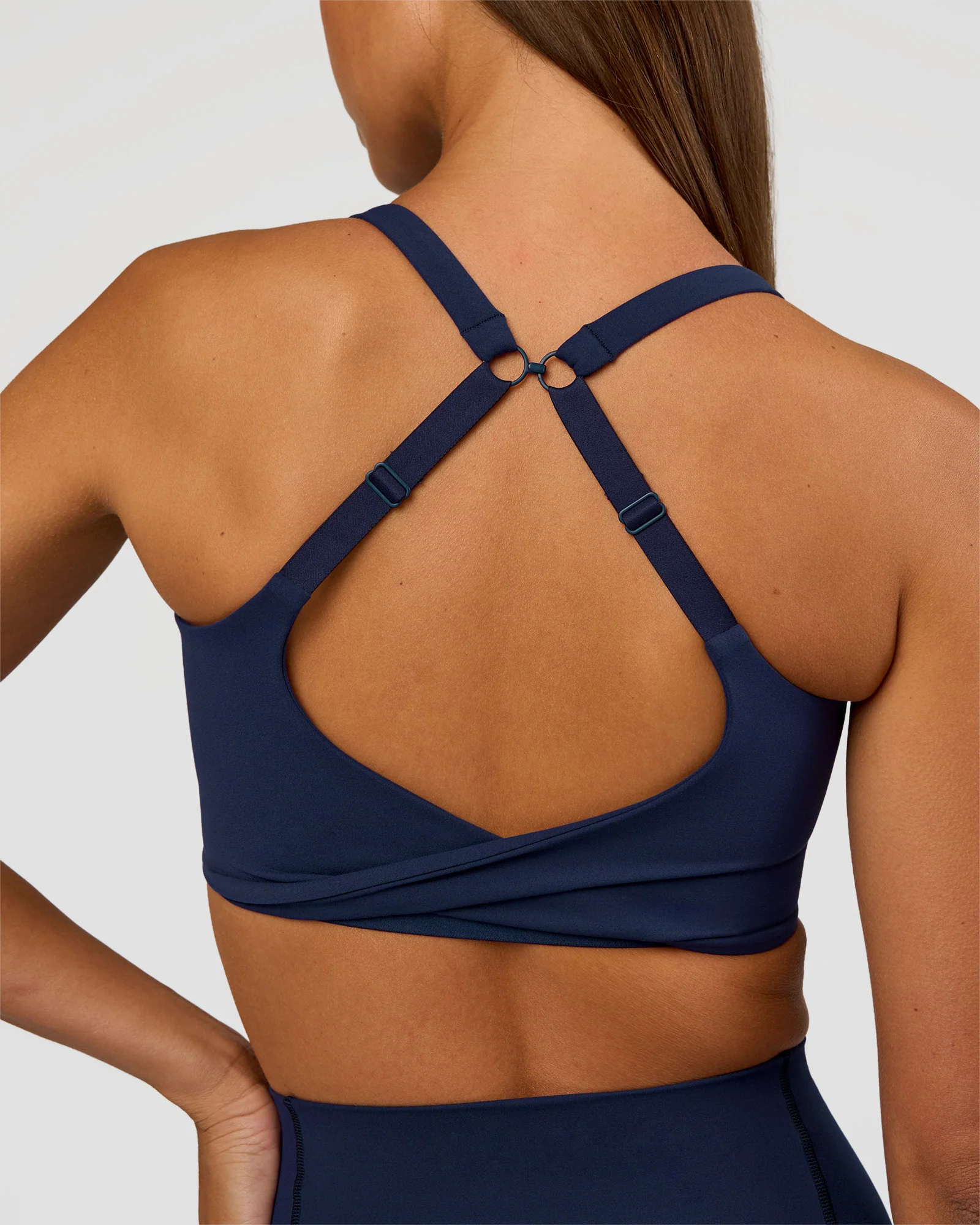 Twist Sports Bra D/DD/E - Future Navy - Image 10