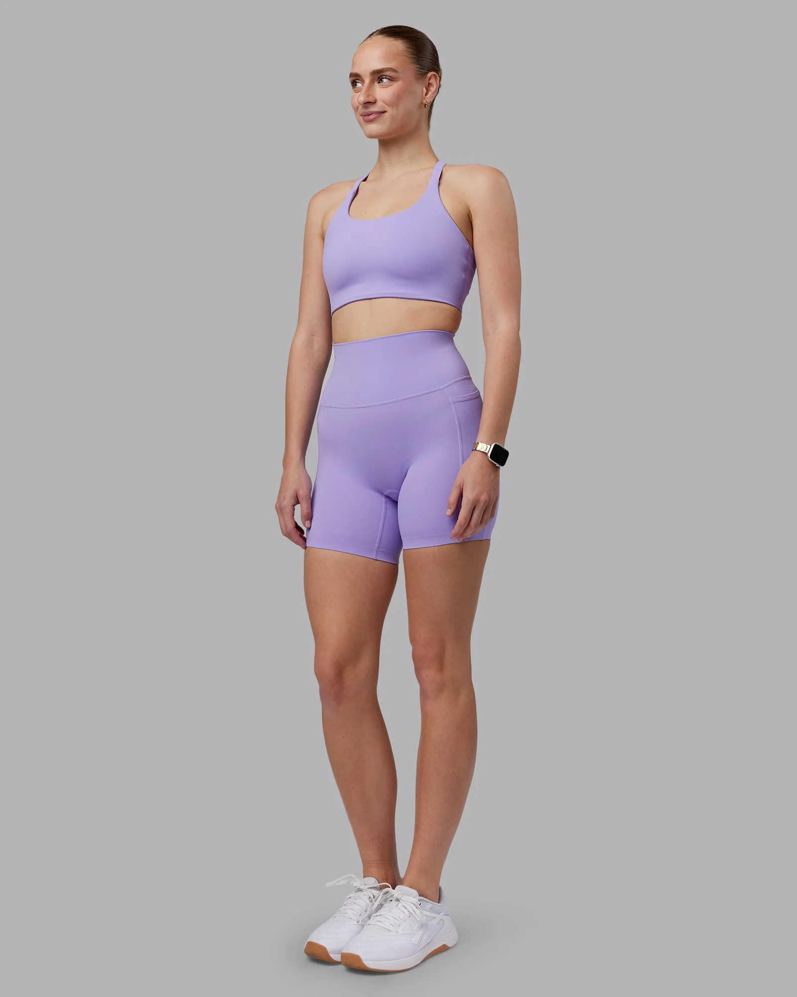 Twist Sports Bra D/DD/E - Violet Ray - Image 5