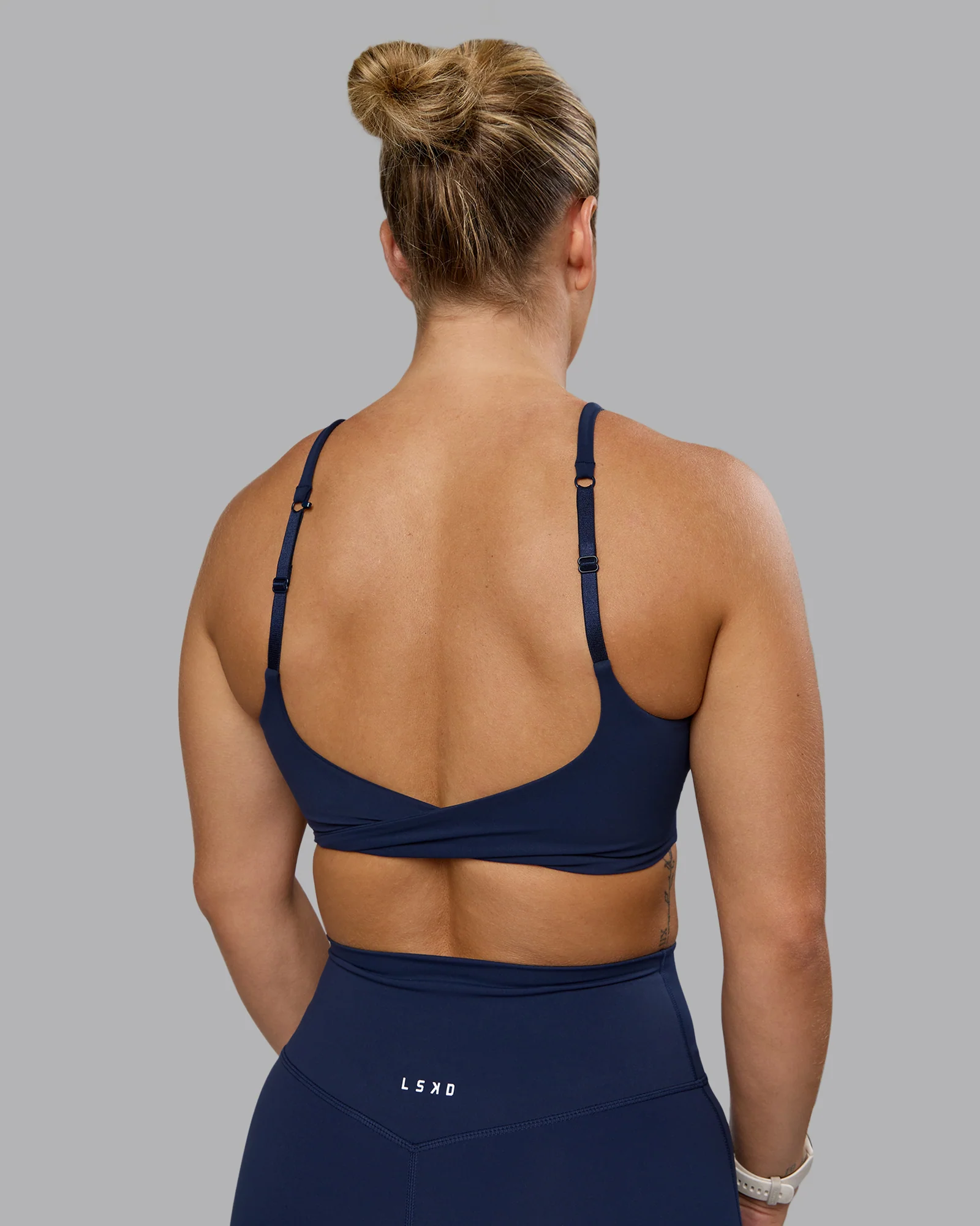 Twist Sports Bra - Future Navy - Image 6