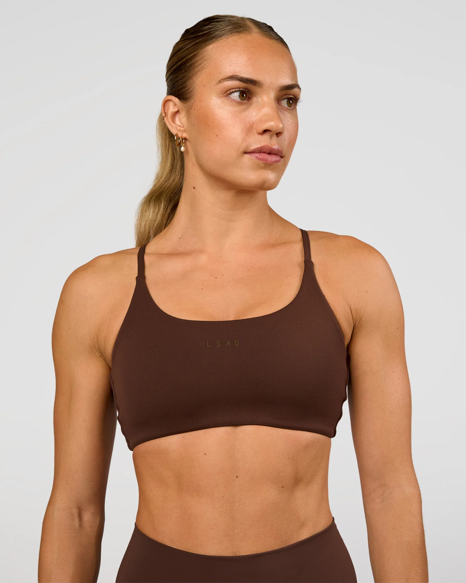 Twist Sports Bra - Hot Chocolate - Image 3