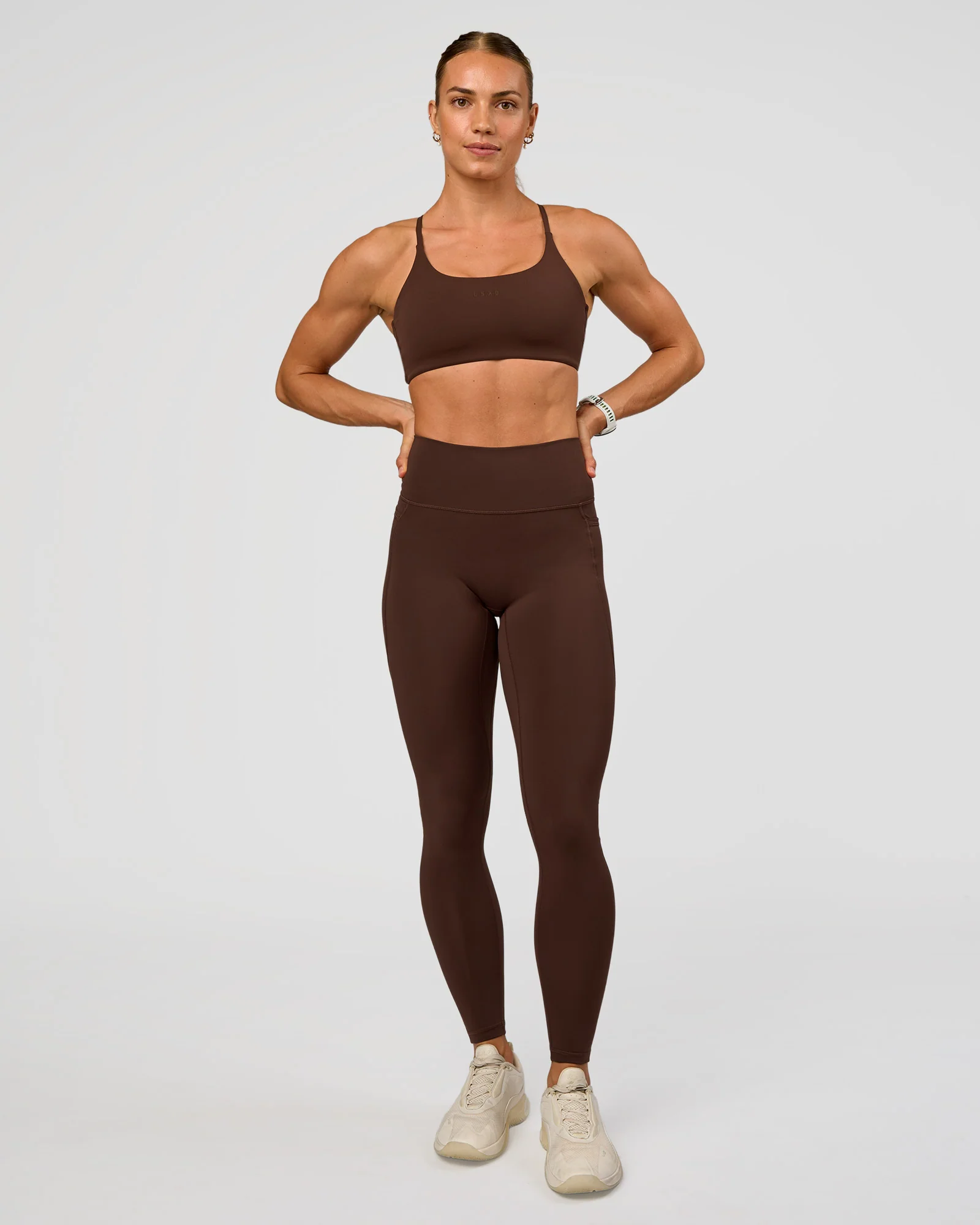 Twist Sports Bra - Hot Chocolate - Image 7