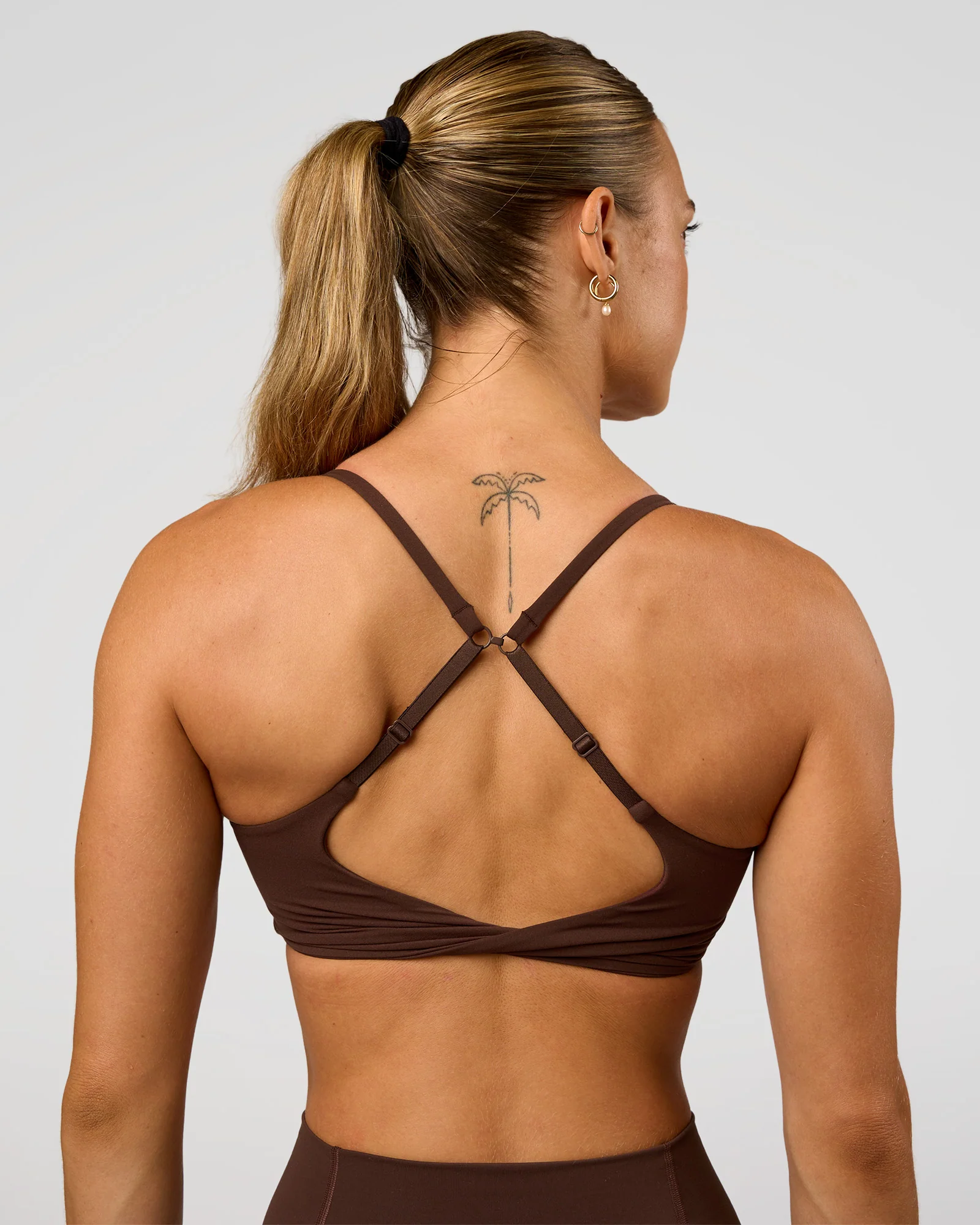 Twist Sports Bra - Hot Chocolate - Image 8