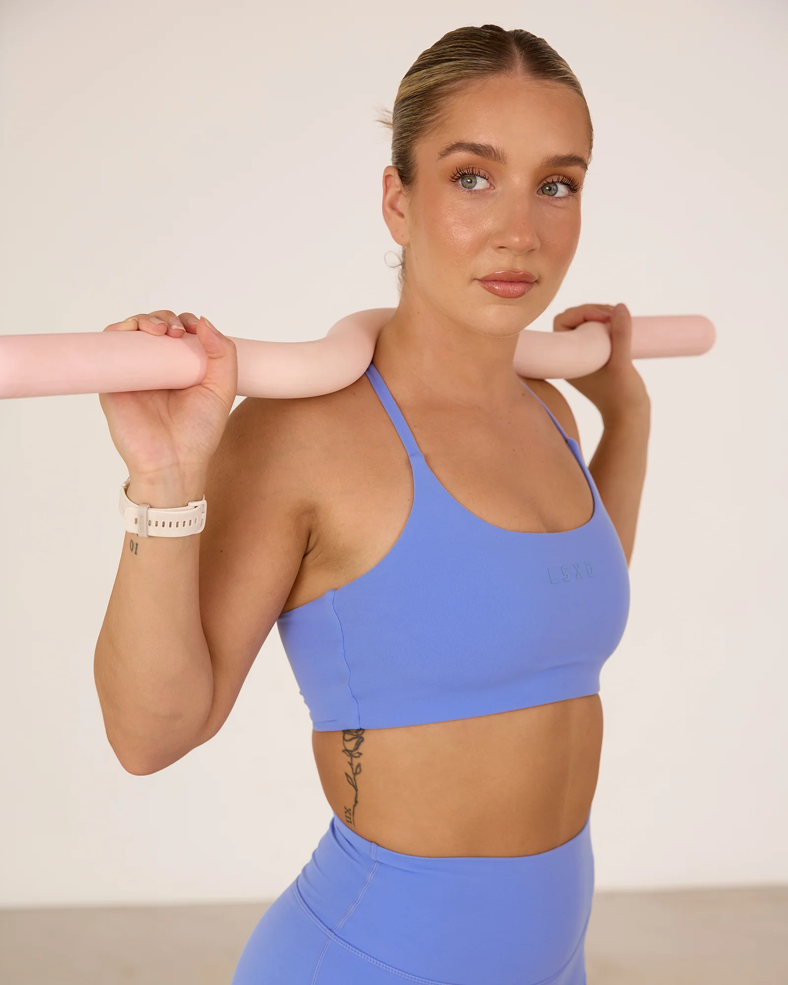 Twist Sports Bra - Indulgent Blue - Image 5