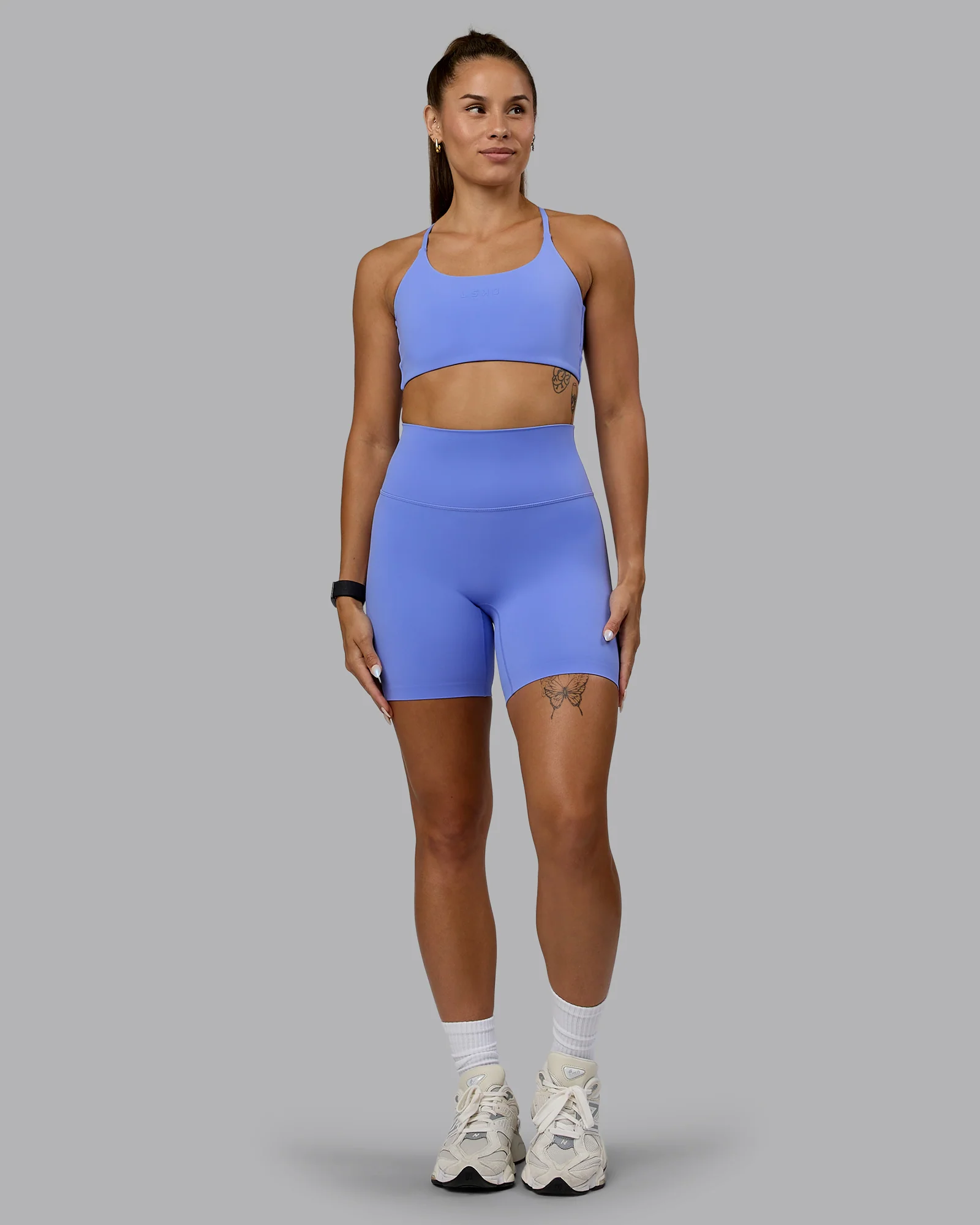 Twist Sports Bra - Indulgent Blue - Image 7