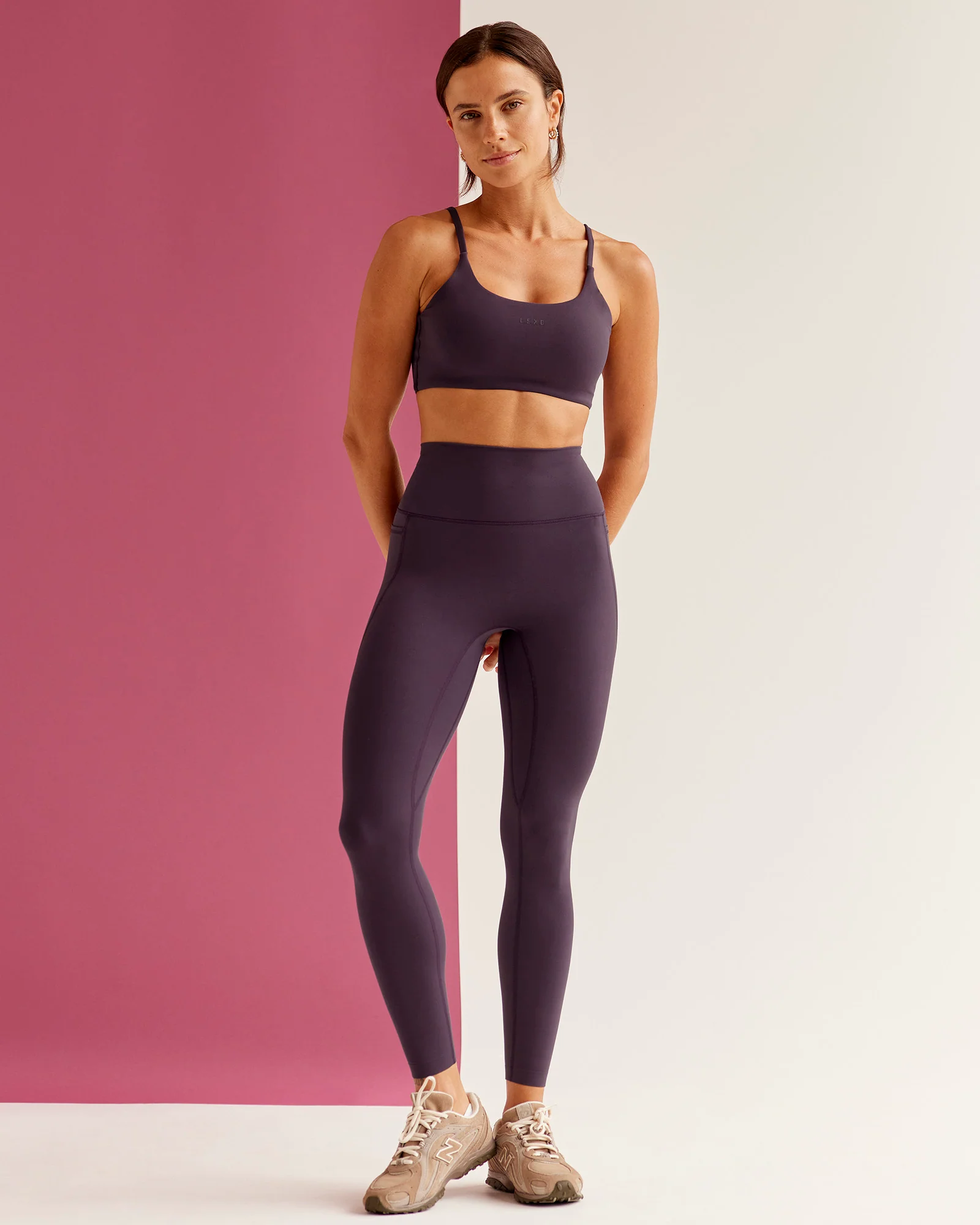 Twist Sports Bra - Midnight Plum - Image 5