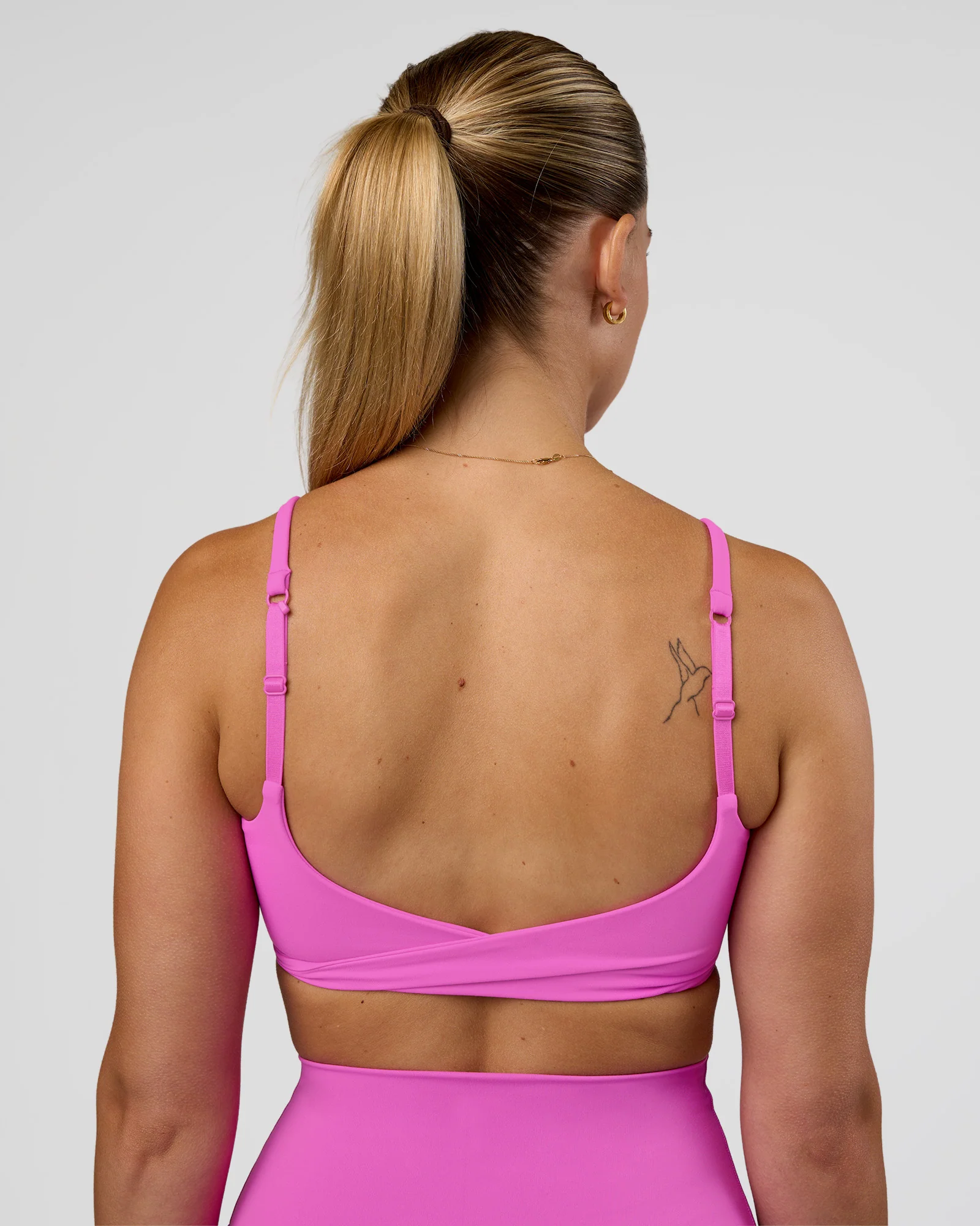 Twist Sports Bra - Ultra Fuchsia - Image 5