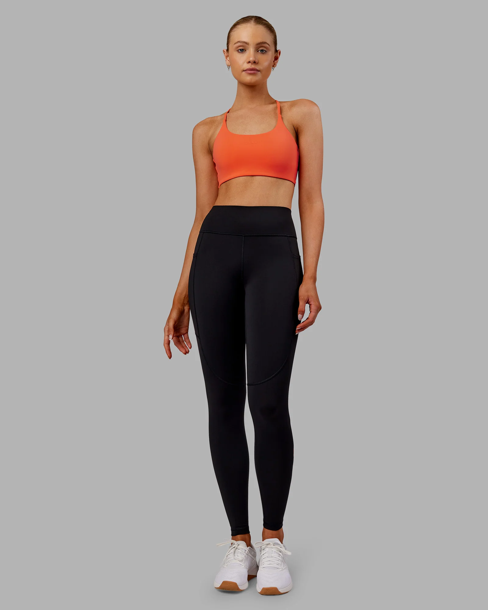 Twist Sports Bra - Ultra Orange - Image 4