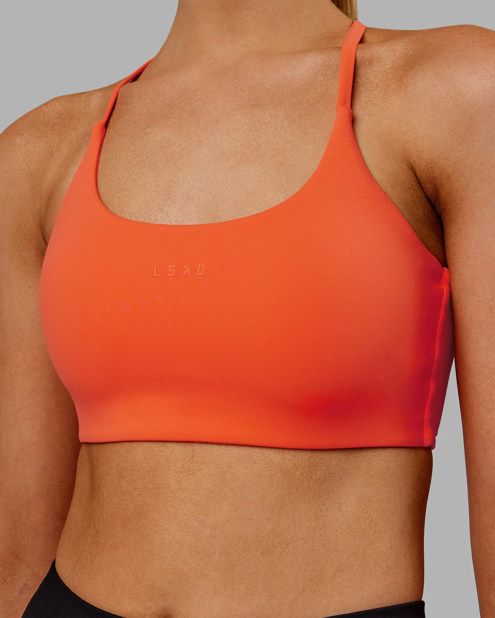 Twist Sports Bra - Ultra Orange - Image 6