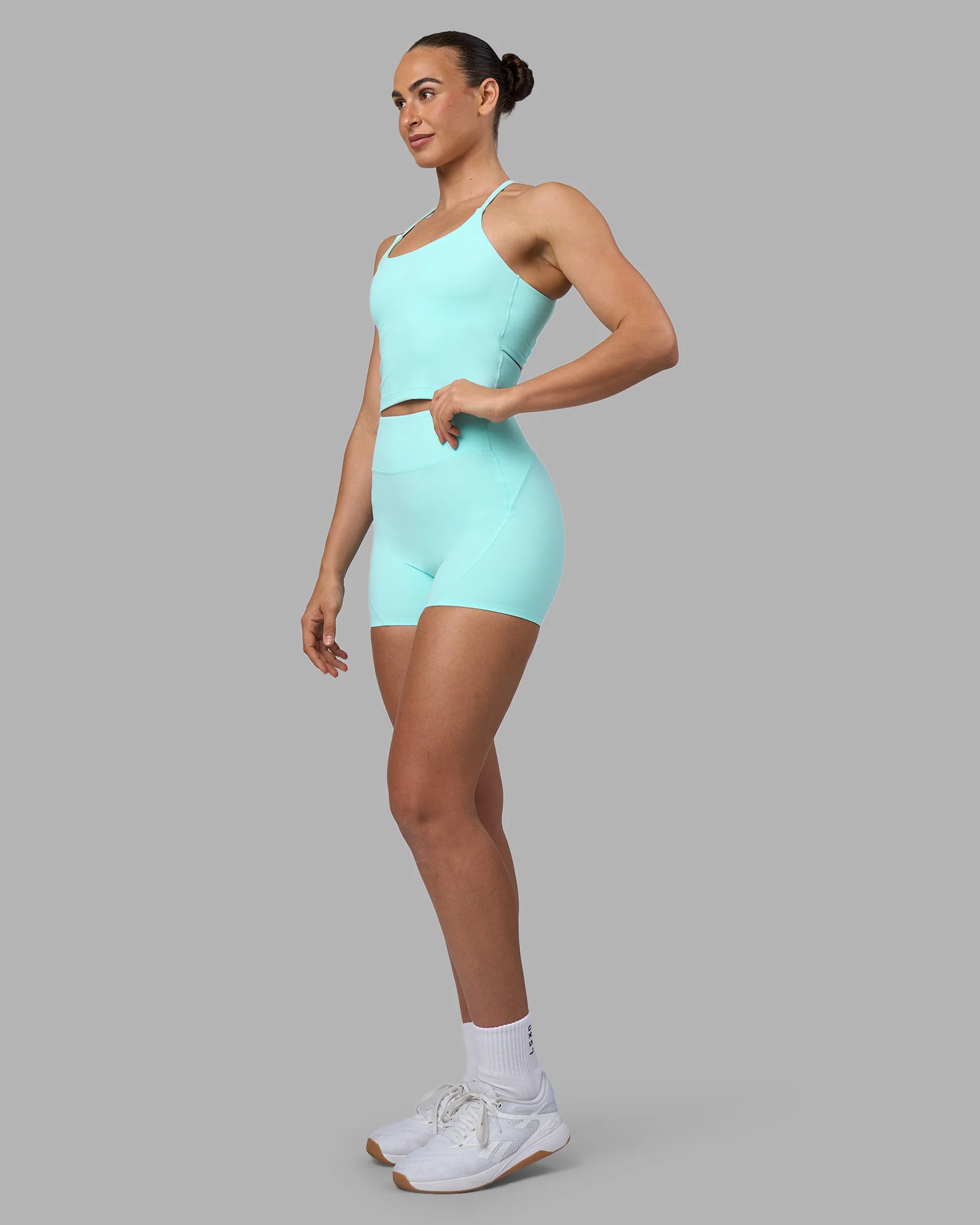 Twist Tank With Shelf Bra - Island Paradise - Image 3