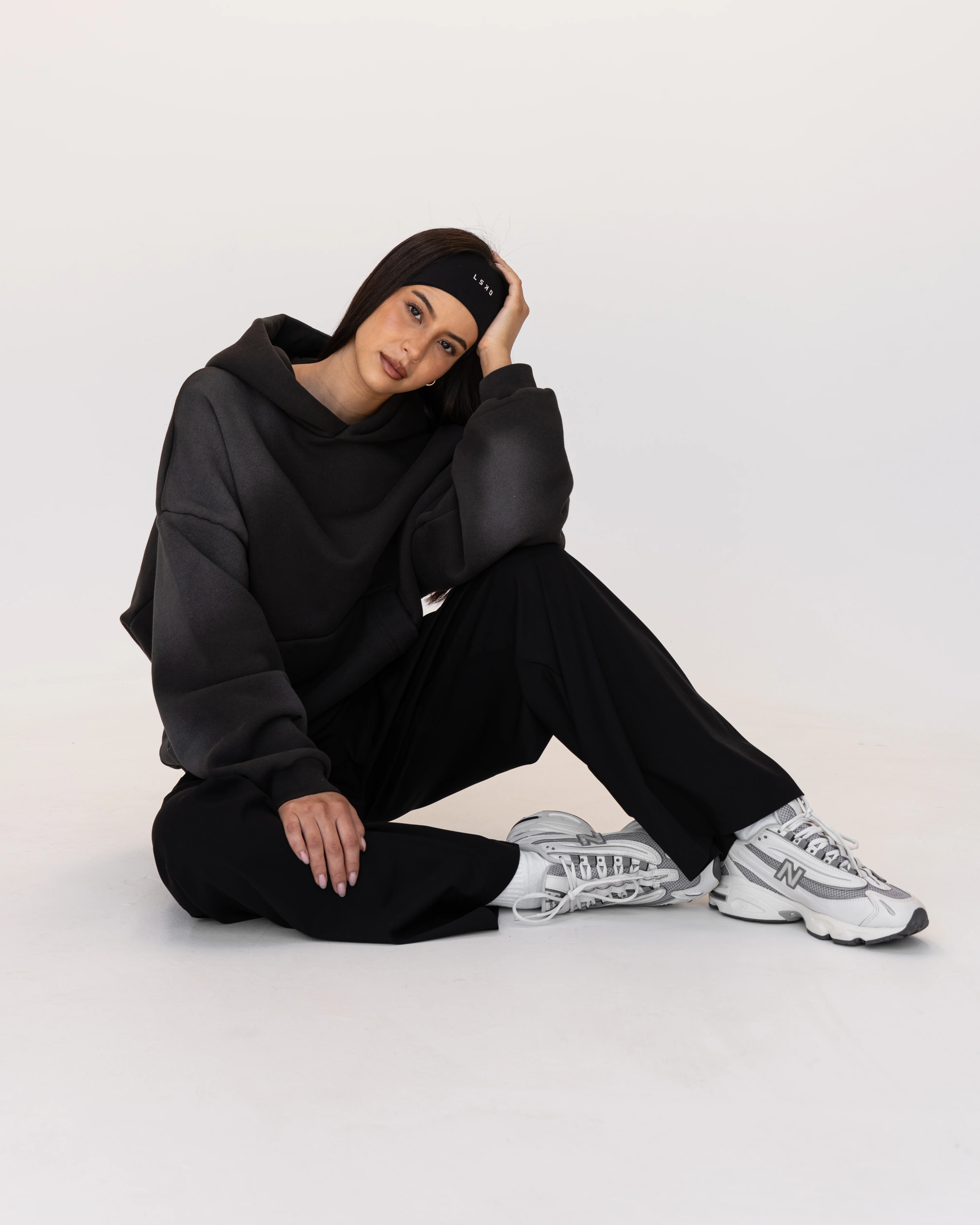 Memory In Motion Ultra Heavyweight Washed Hoodie - Charcoal Washed - Image 13