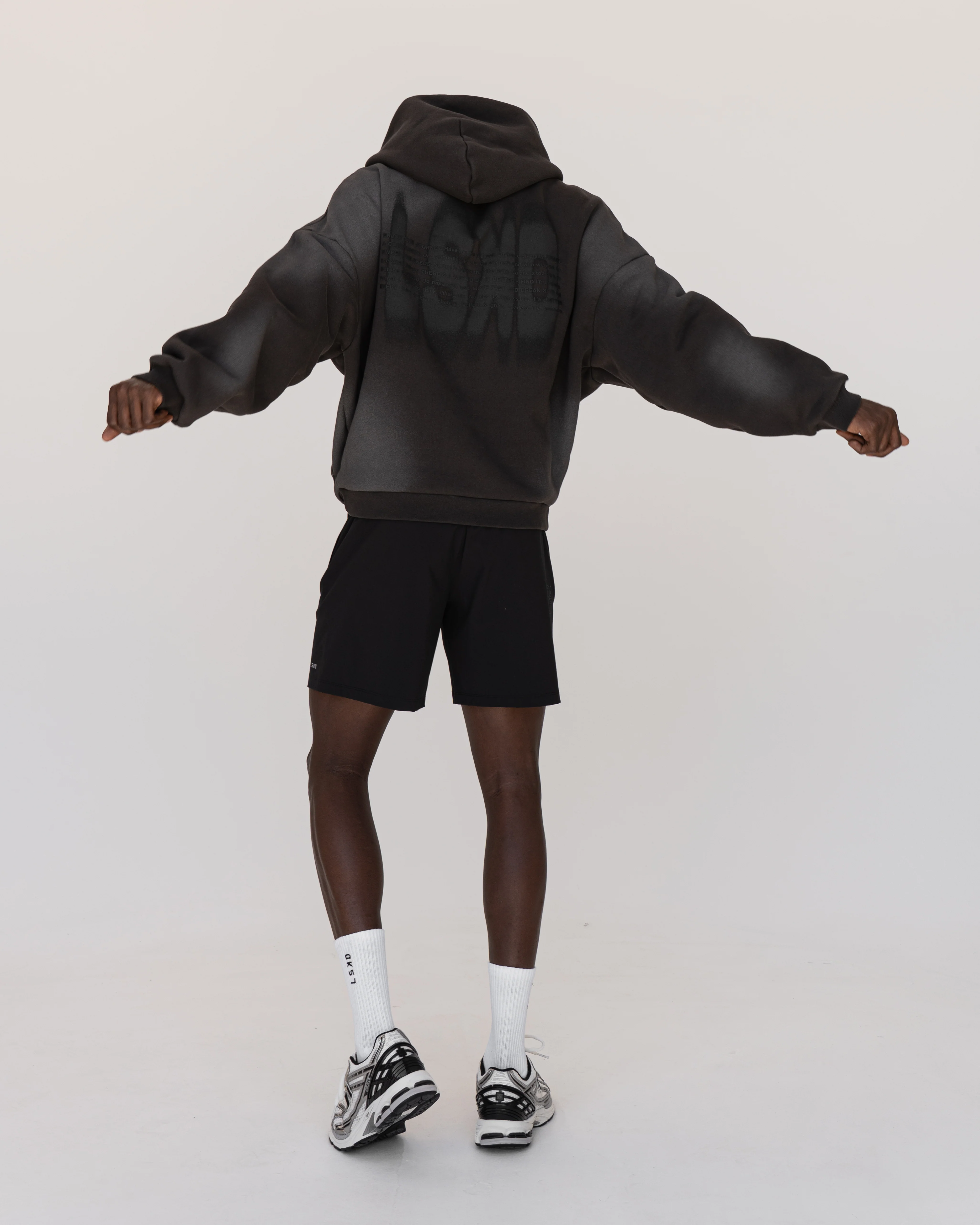 Memory In Motion Ultra Heavyweight Washed Hoodie - Charcoal Washed - Image 18