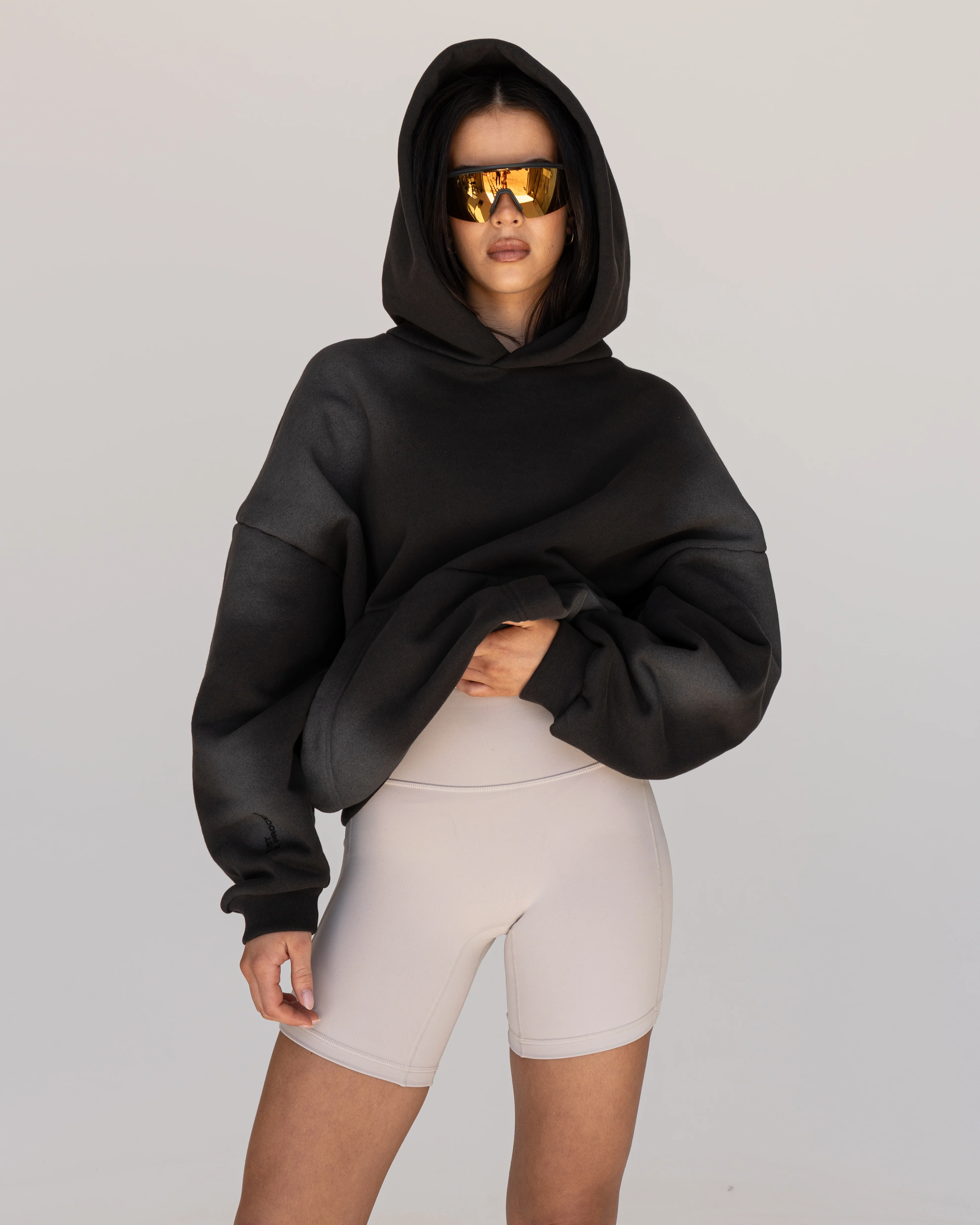 Memory In Motion Ultra Heavyweight Washed Hoodie - Charcoal Washed - Image 3
