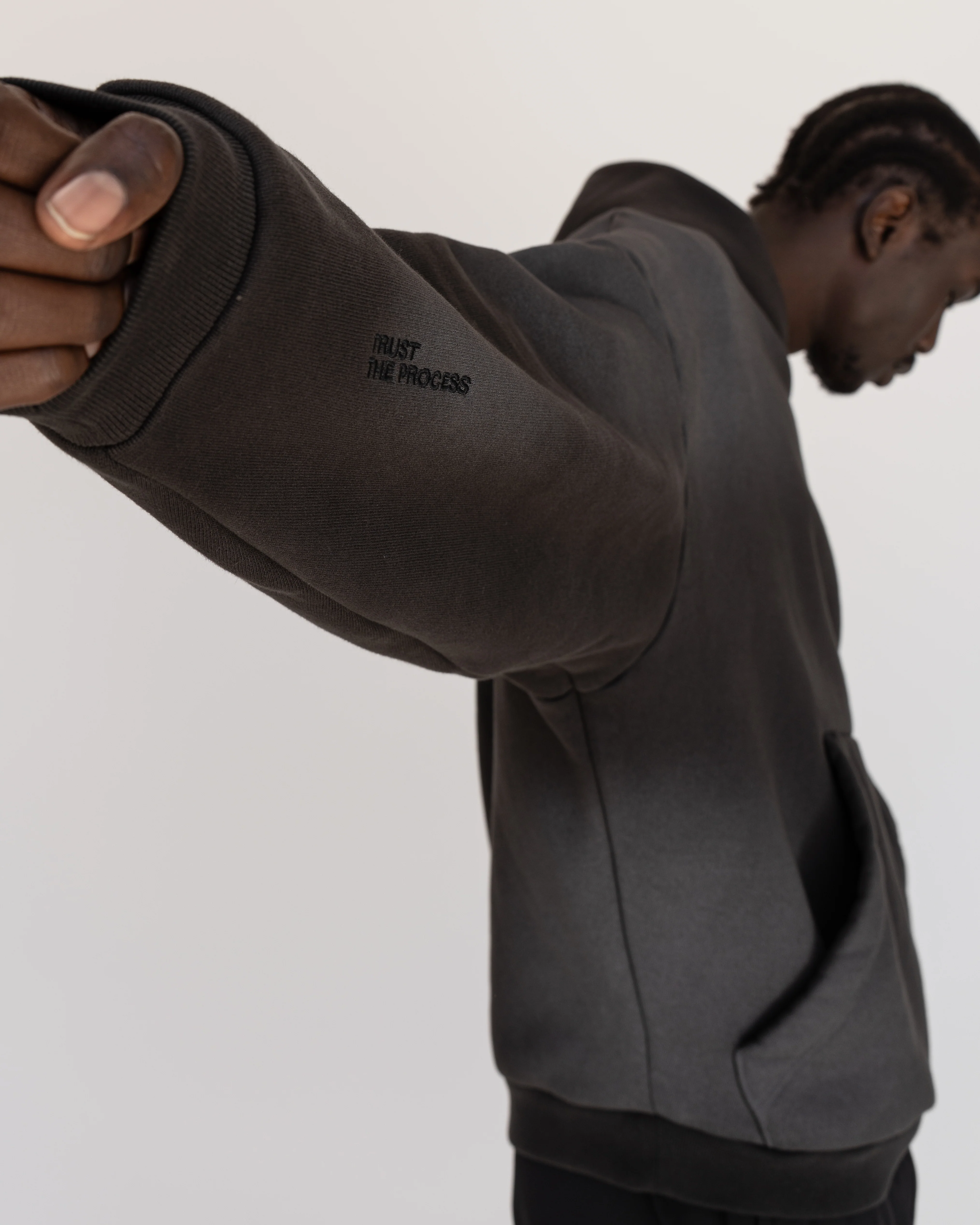 Memory In Motion Ultra Heavyweight Washed Hoodie - Charcoal Washed - Image 6