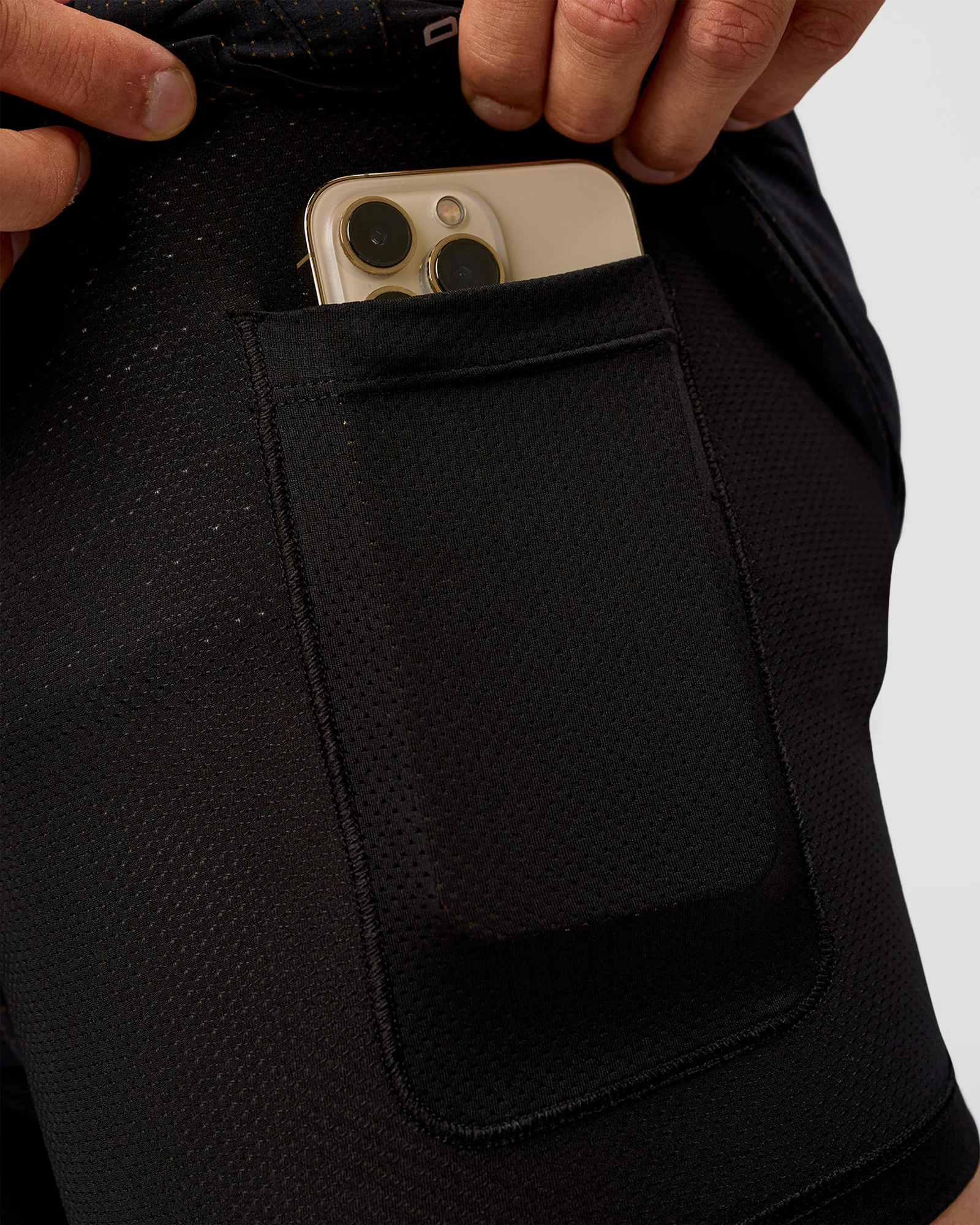 UltraAir 5" Lined Performance Short  - Black-Reflective - Image 2