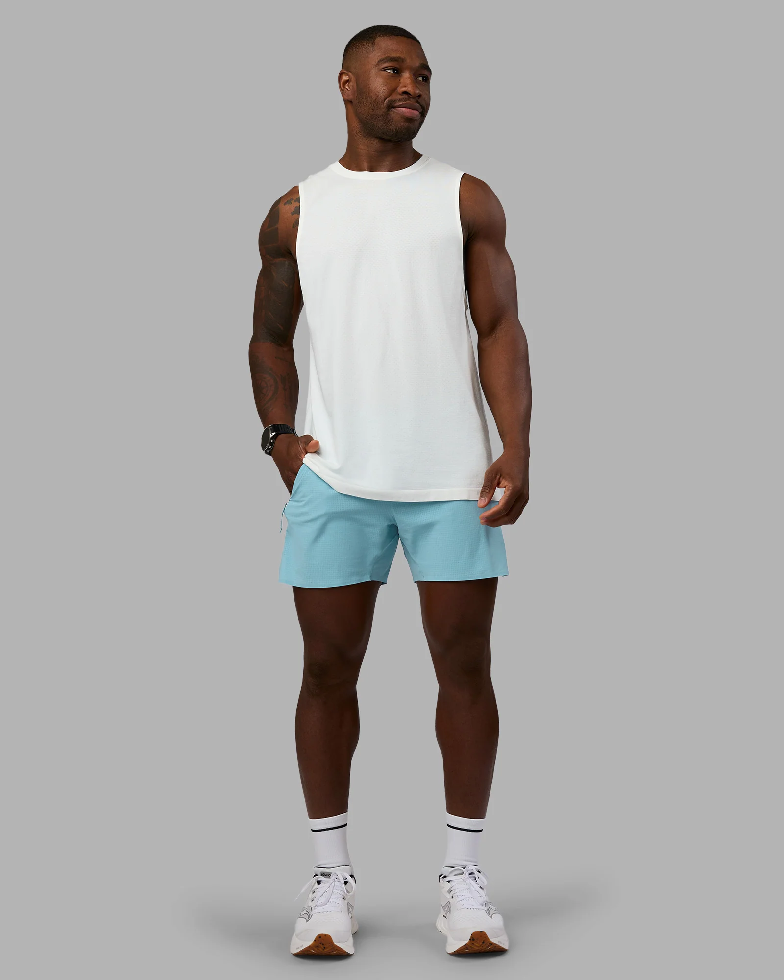 UltraAir 5" Lined Performance Short - Retro Blue - Image 7